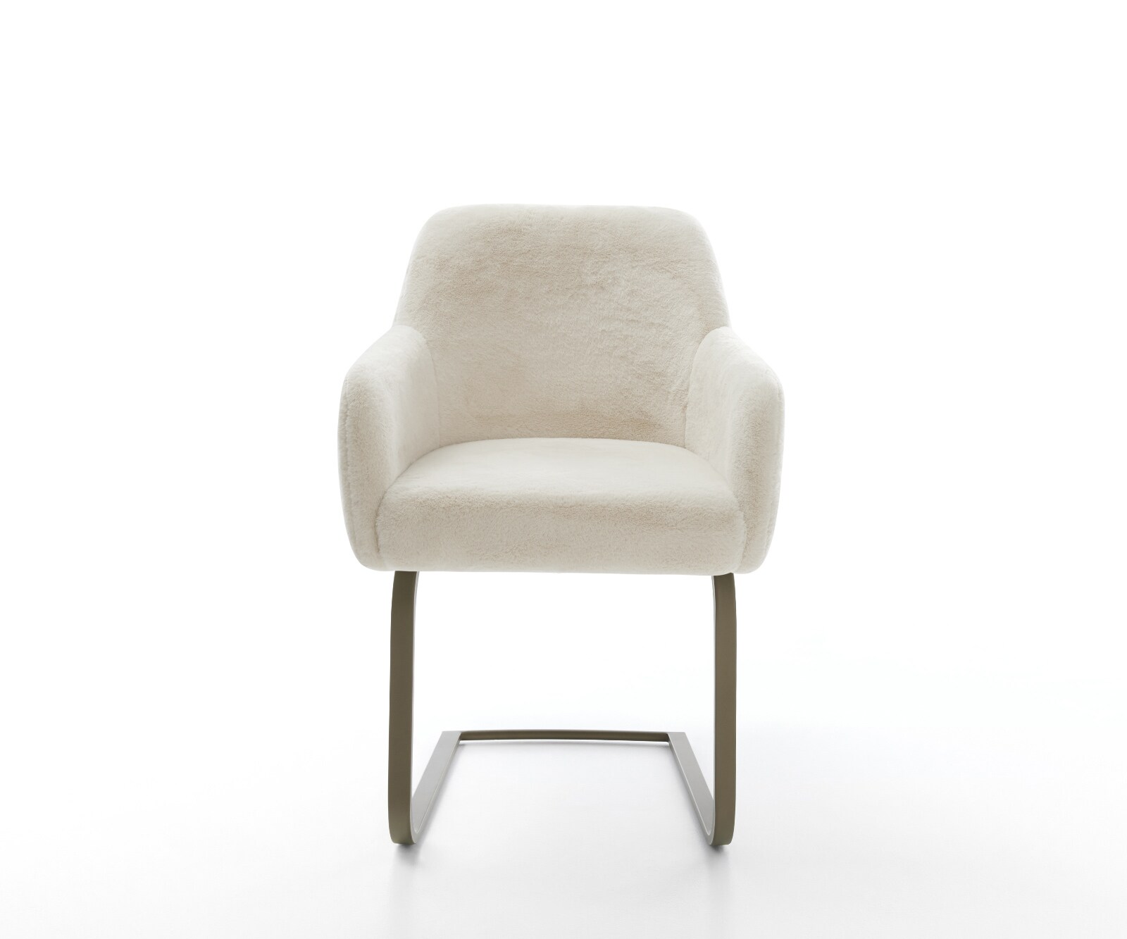 Sledemodel Greg-Flex pluchen crème-wit sledemodel vlak afwerking met titanium pocketveer kern 2