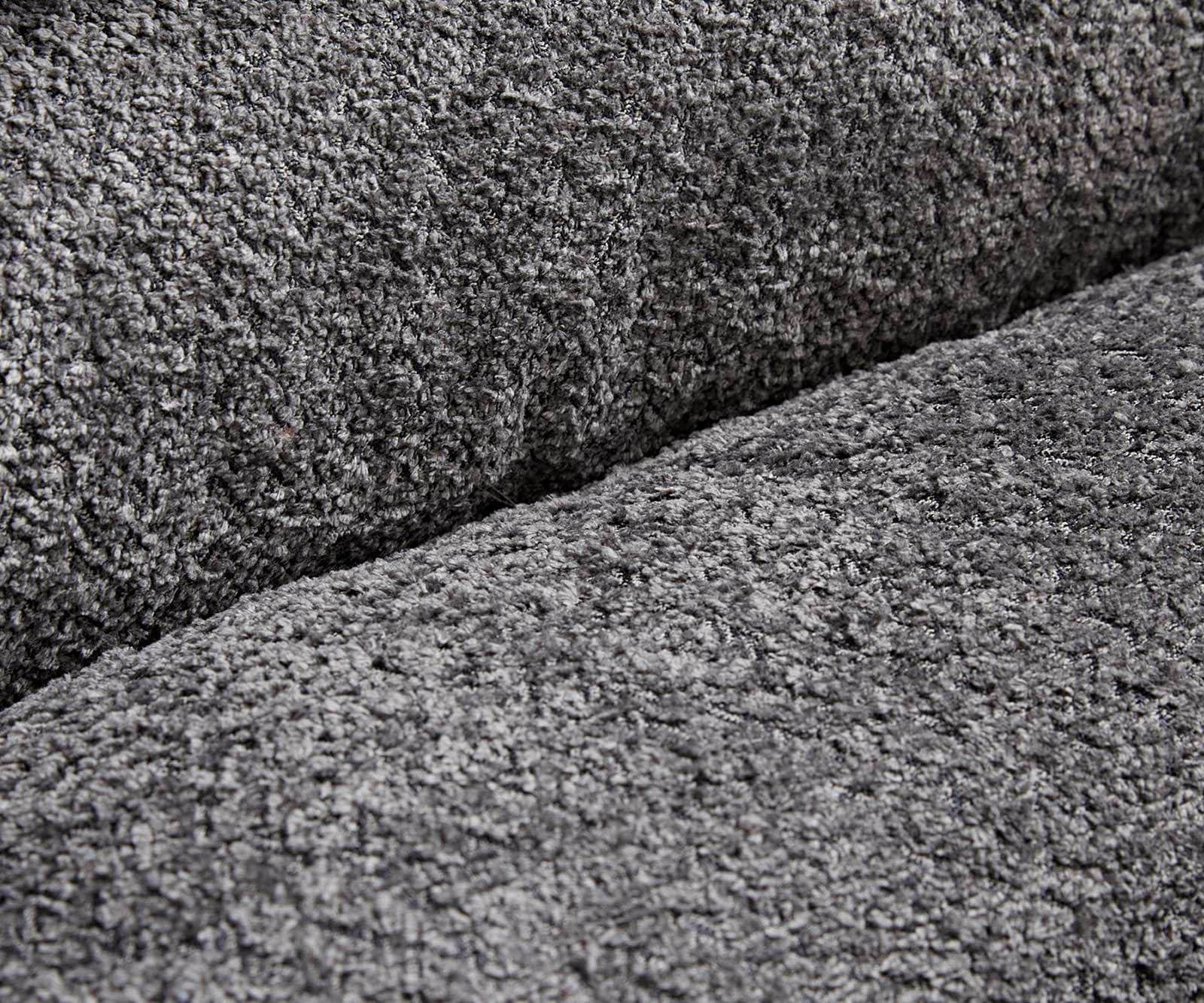 Eetkamerstoel Abelia-Flex met armleuning bouclé grijs kruisframe hoekig zwart 2 Eetkamerstoel Abelia-Flex met armleuning bouclé grijs kruisframe hoekig zwart 2