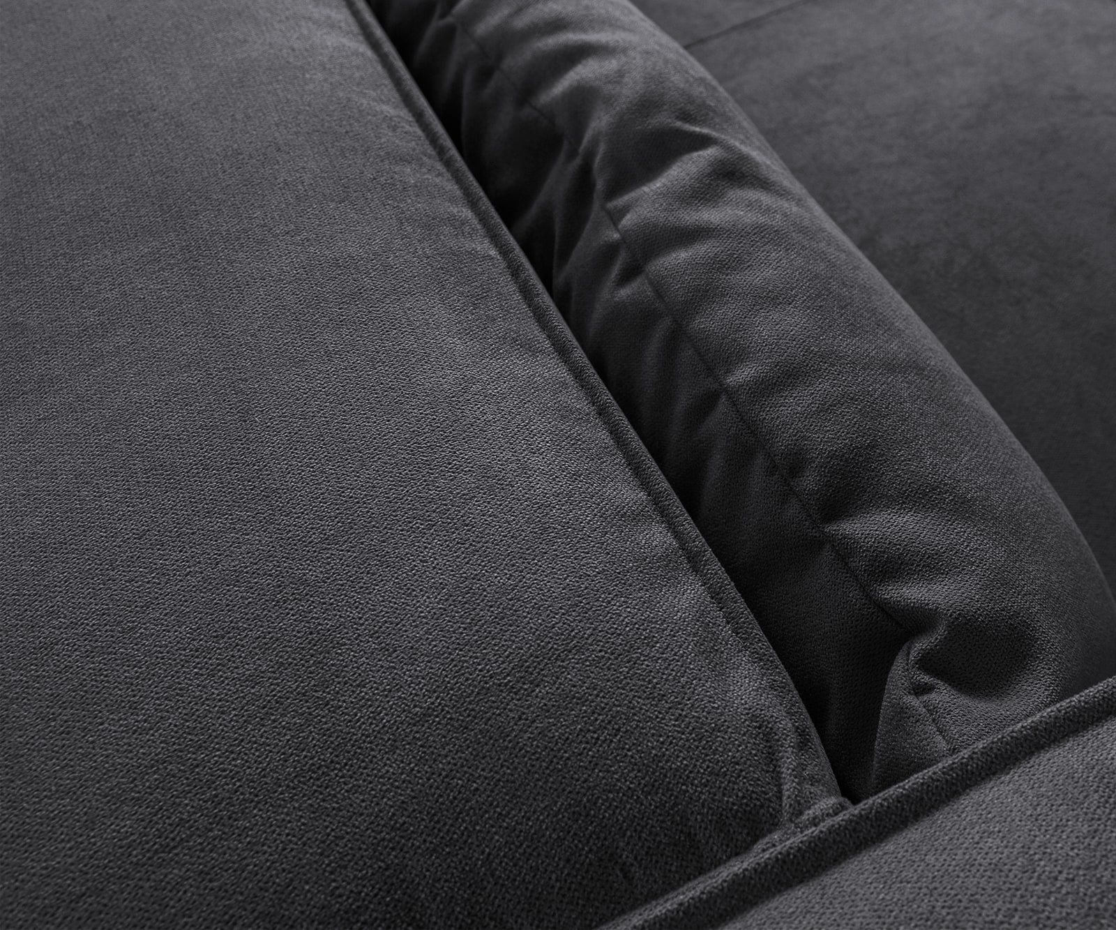 Hoekbank Brom 267x173 cm Grafiet ottomane variabel  4 Hoekbank Brom 267x173 cm Grafiet ottomane variabel  4