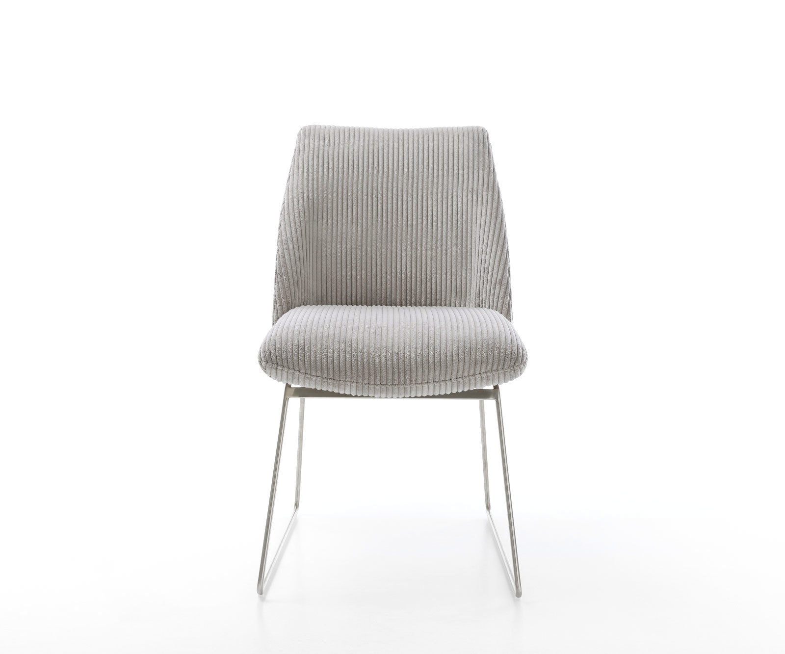 Eetkamerstoel Elso-Flex koord zilver grijs slipframe roestvrij staal pocketveer kern 2