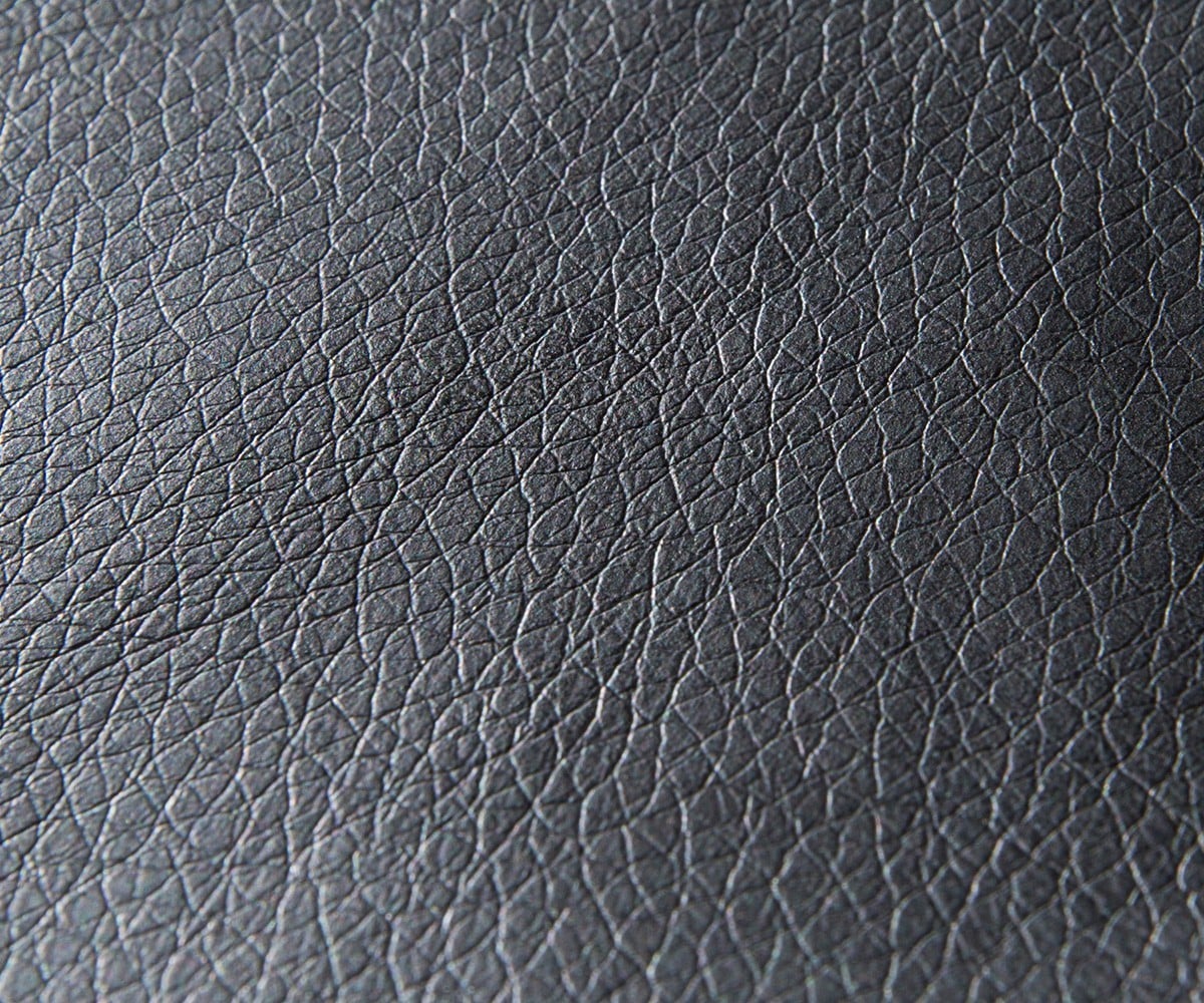 Stofstaal kunstleer zwart 4 Stofstaal kunstleer zwart 4