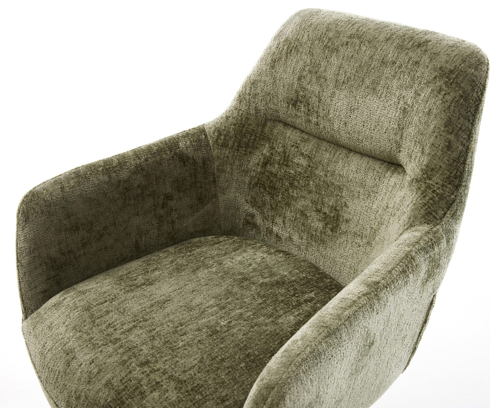 Draaistoel Pejo-Flex chenille olijfgroen kruisframe breed zwart 360° draaibaar rocker-functie pocketveer kern 3 Draaistoel Pejo-Flex chenille olijfgroen kruisframe breed zwart 360° draaibaar rocker-functie pocketveer kern 3