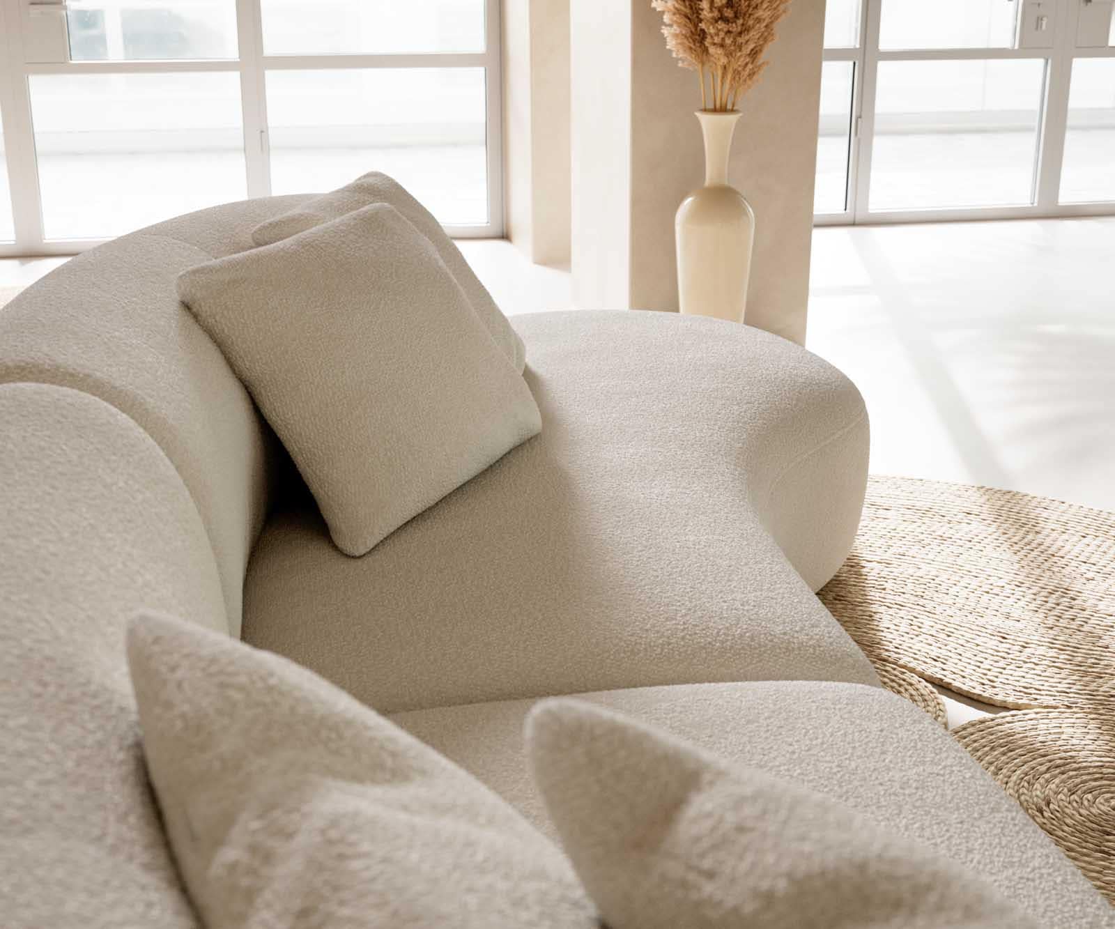 Mairi bank 330x160 cm bouclé crème-wit 5 Mairi bank 330x160 cm bouclé crème-wit 5