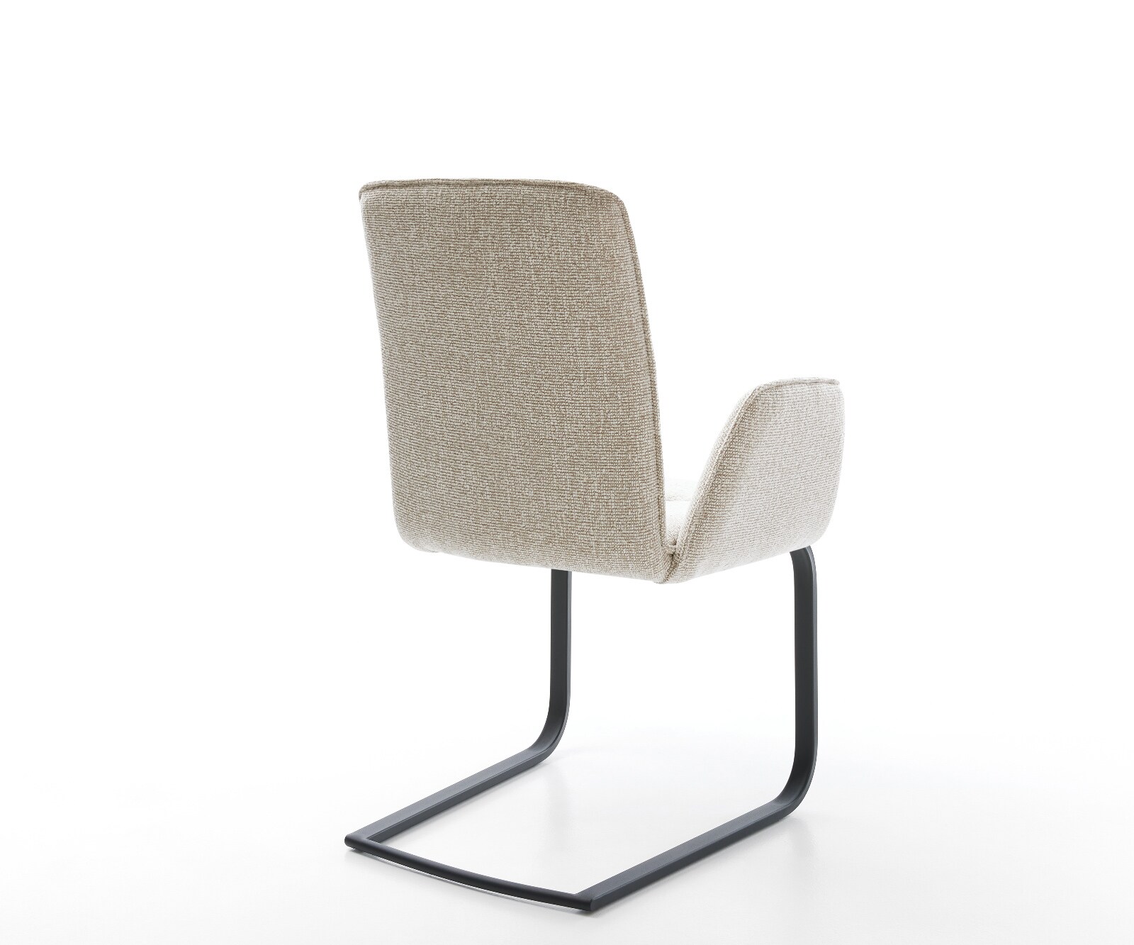 Sledemodel Vinja-Flex geweven stof beige sledemodel vlak zwart 5