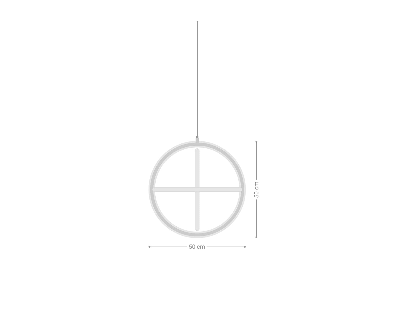 Plafondlamp Voluta wit 50x50 cm LED 46W  4 Plafondlamp Voluta wit 50x50 cm LED 46W  4