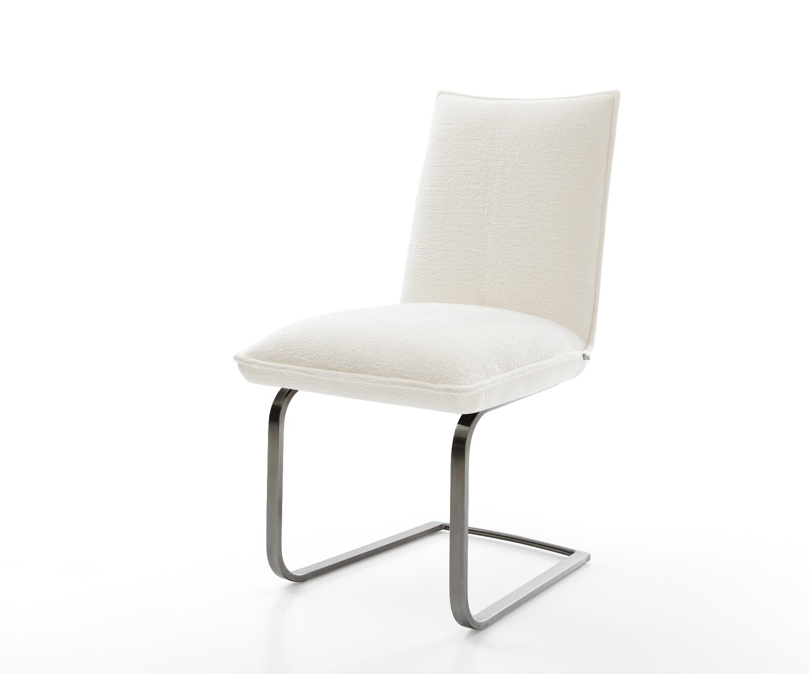 Sledemodel Lelio-Flex bouclé zacht beige sledemodel vlak grafiet pocketveer kern