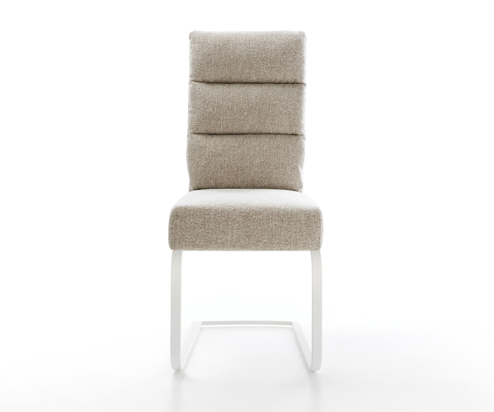 Sledemodel Pela-Flex geweven stof beige sledemodel vlak wit pocketveer kern 2