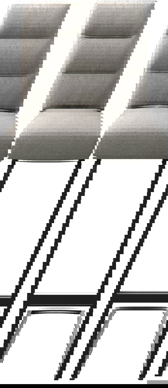 Barstoel Pela-Flex stripes lichtgrijs sledestoel vlak metaal 3 Barstoel Pela-Flex stripes lichtgrijs sledestoel vlak metaal 3