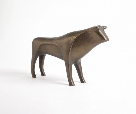 Beeldje Minos B8 x D36 x H23 cm Aluminium Aurum Satin Gegoten