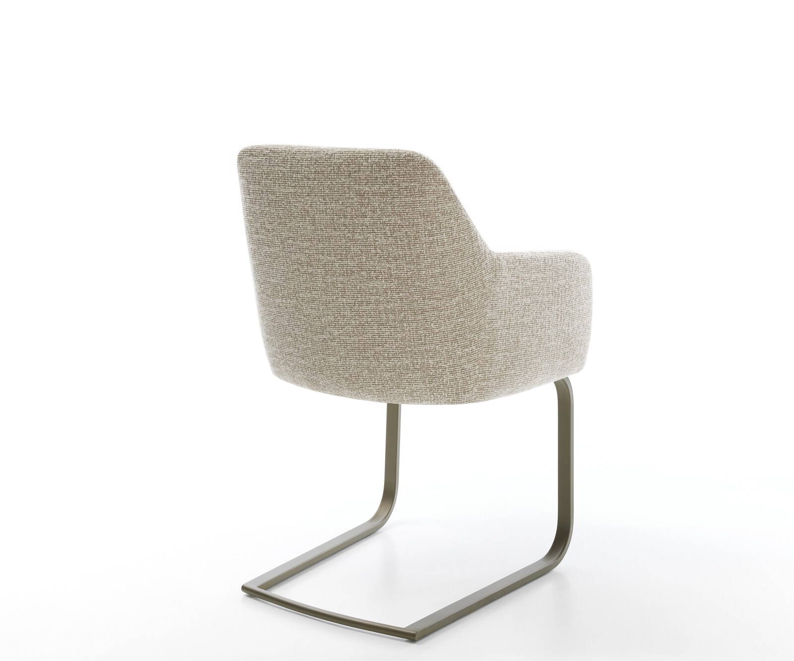 Sledemodel Greg-Flex geweven stof beige sledemodel vlak afwerking met titanium pocketveer kern 5