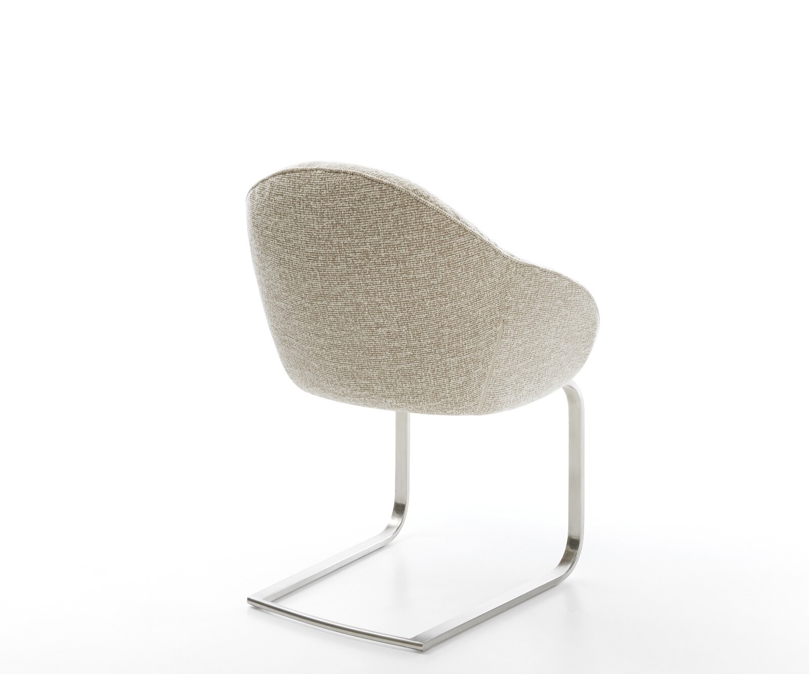 Sledemodel Gaio-Flex geweven stof beige sledemodel vlak roestvrij staal 4