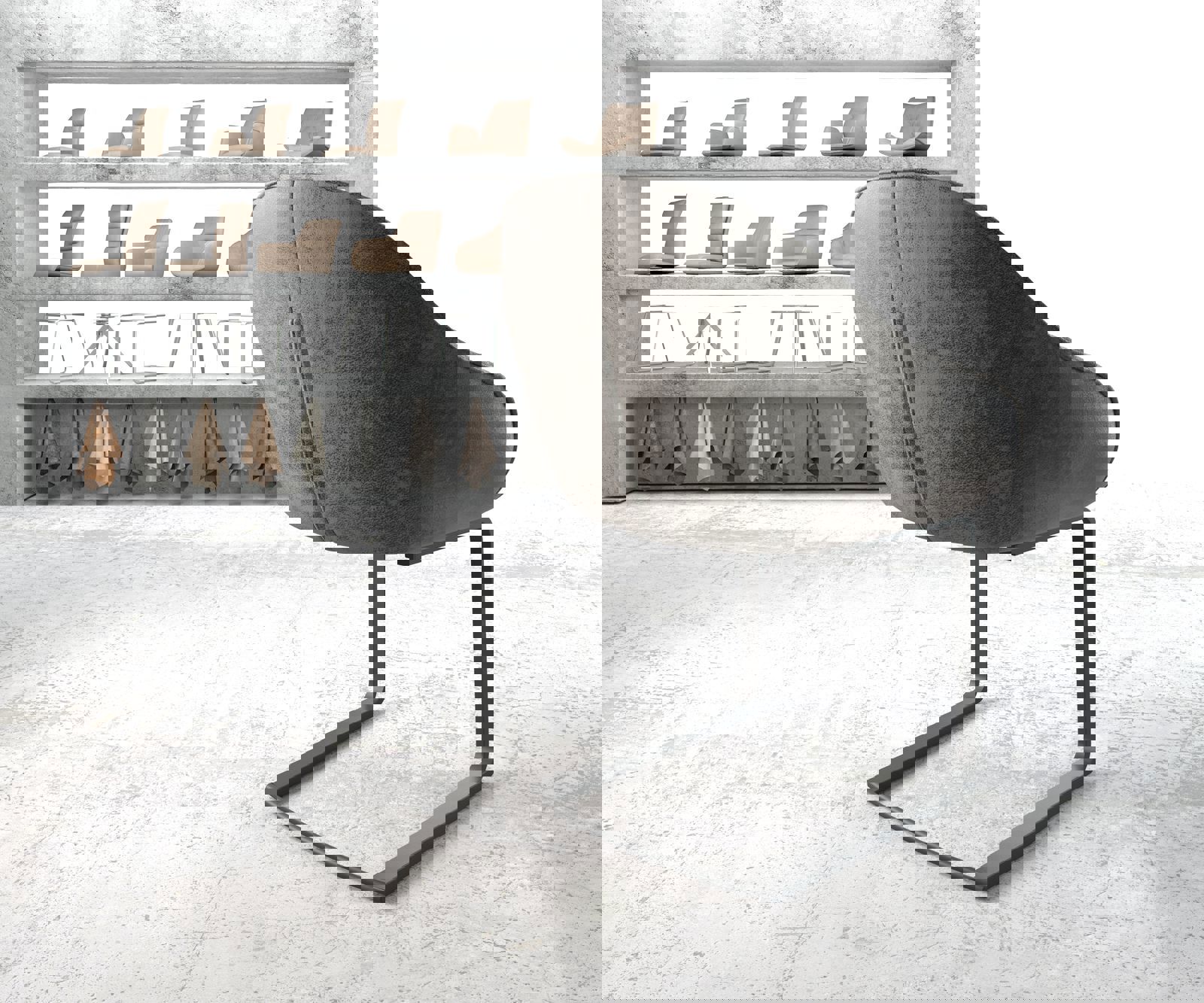 Sledemodel Gaio-Flex grijs antiek sledemodel vlak zwart 3 Sledemodel Gaio-Flex grijs antiek sledemodel vlak zwart 3