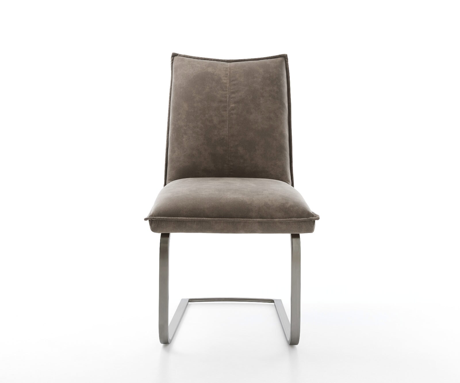 Sledemodel Lelio-Flex microvelours taupe vintage sledemodel vlak grafiet pocketveer kern 1