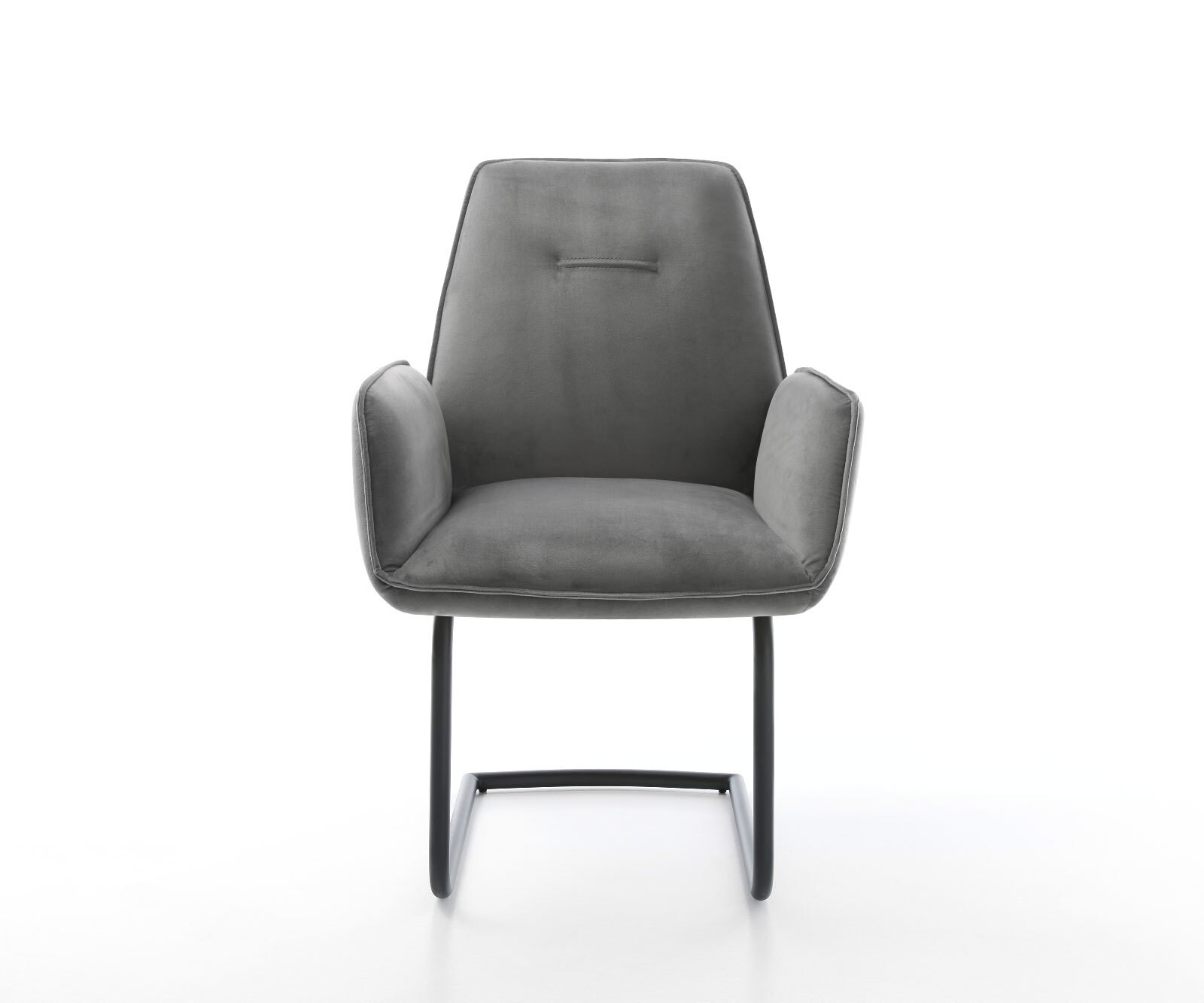 Sledemodel Zoa-Flex fluweel grijs sledemodel rond zwart pocketveer kern 1 Sledemodel Zoa-Flex fluweel grijs sledemodel rond zwart pocketveer kern 1