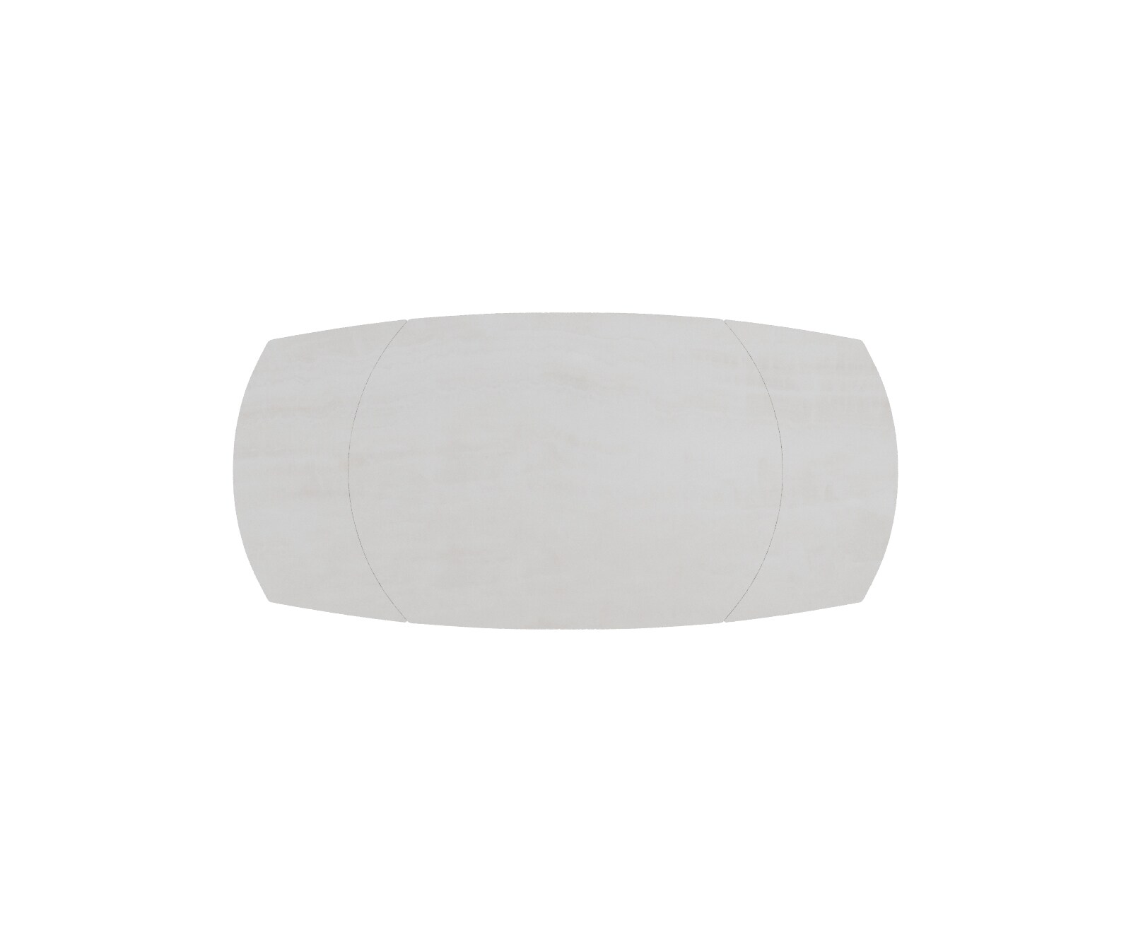 Eettafelblad Edge bootvorm 130-200 x 100 cm keramiek onyx champagne uitschuifbaar 2