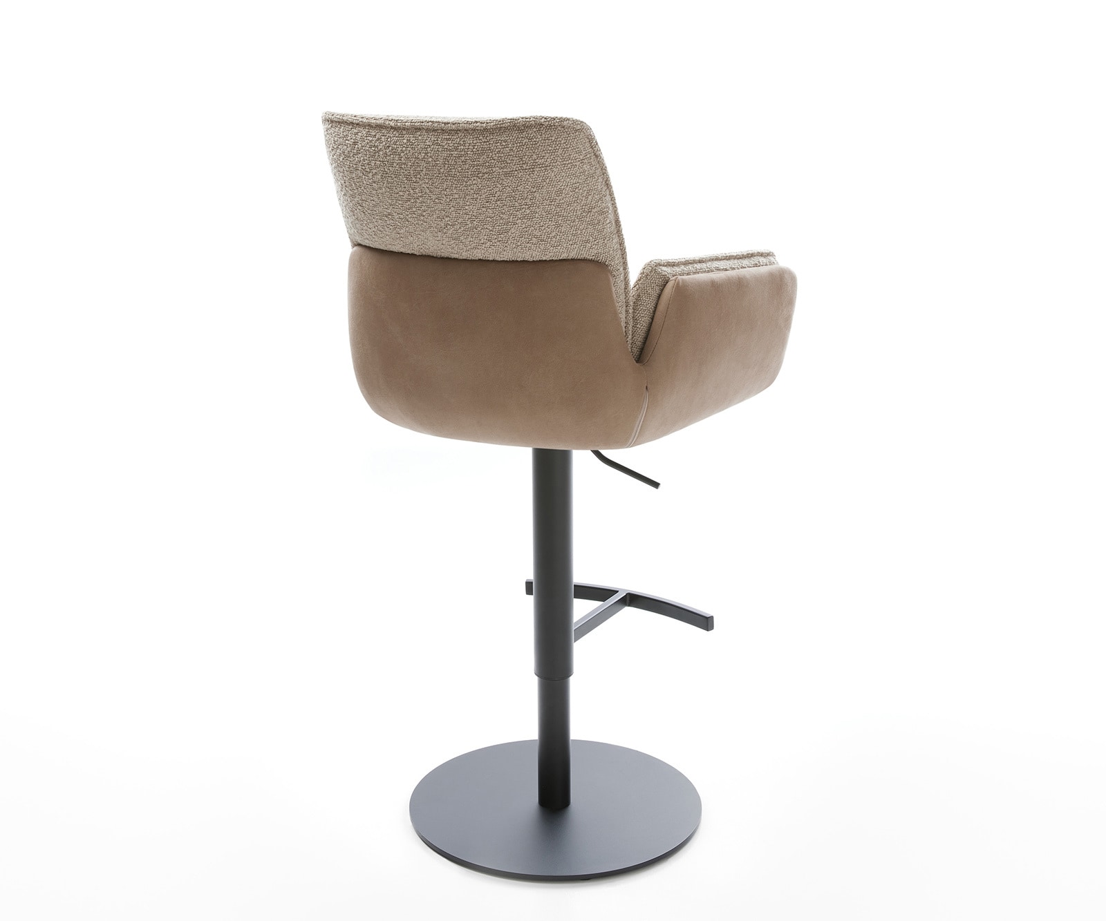 Barstoel Nela-Flex materiaalmix Mud draaivoet in hoogte verstelbaar metaal draaibaar pocketvering 4 Barstoel Nela-Flex materiaalmix Mud draaivoet in hoogte verstelbaar metaal draaibaar pocketvering 4