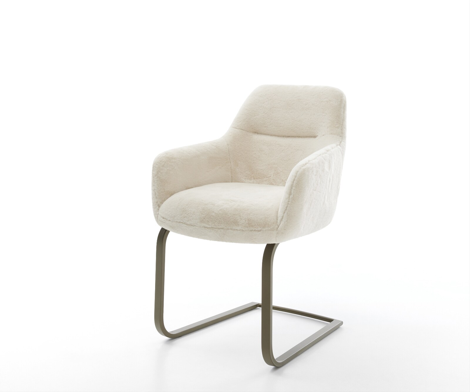 Sledemodel Pejo-Flex pluchen crème-wit sledemodel vlak afwerking met titanium pocketveer kern 1