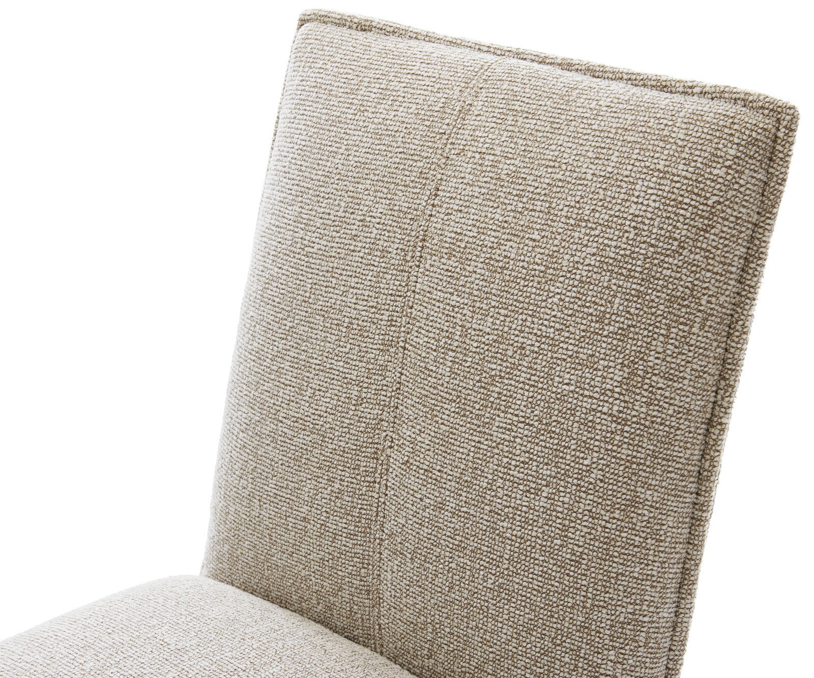 Sledemodel Lelio-Flex geweven stof beige sledemodel vlak roestvrij staal pocketveer kern 3