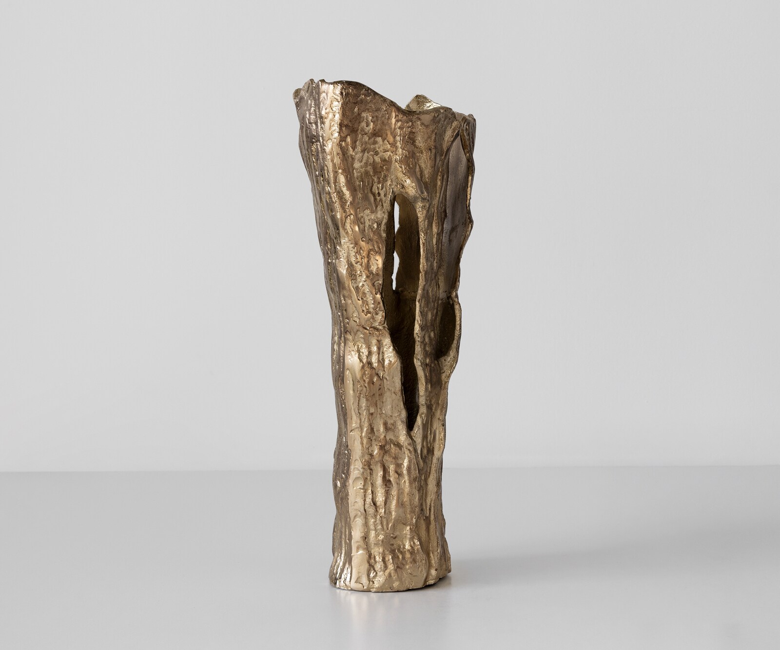 Vaas Cortana B31 x D22 x H63 cm Aluminium Champagner Handgemaakt 1
