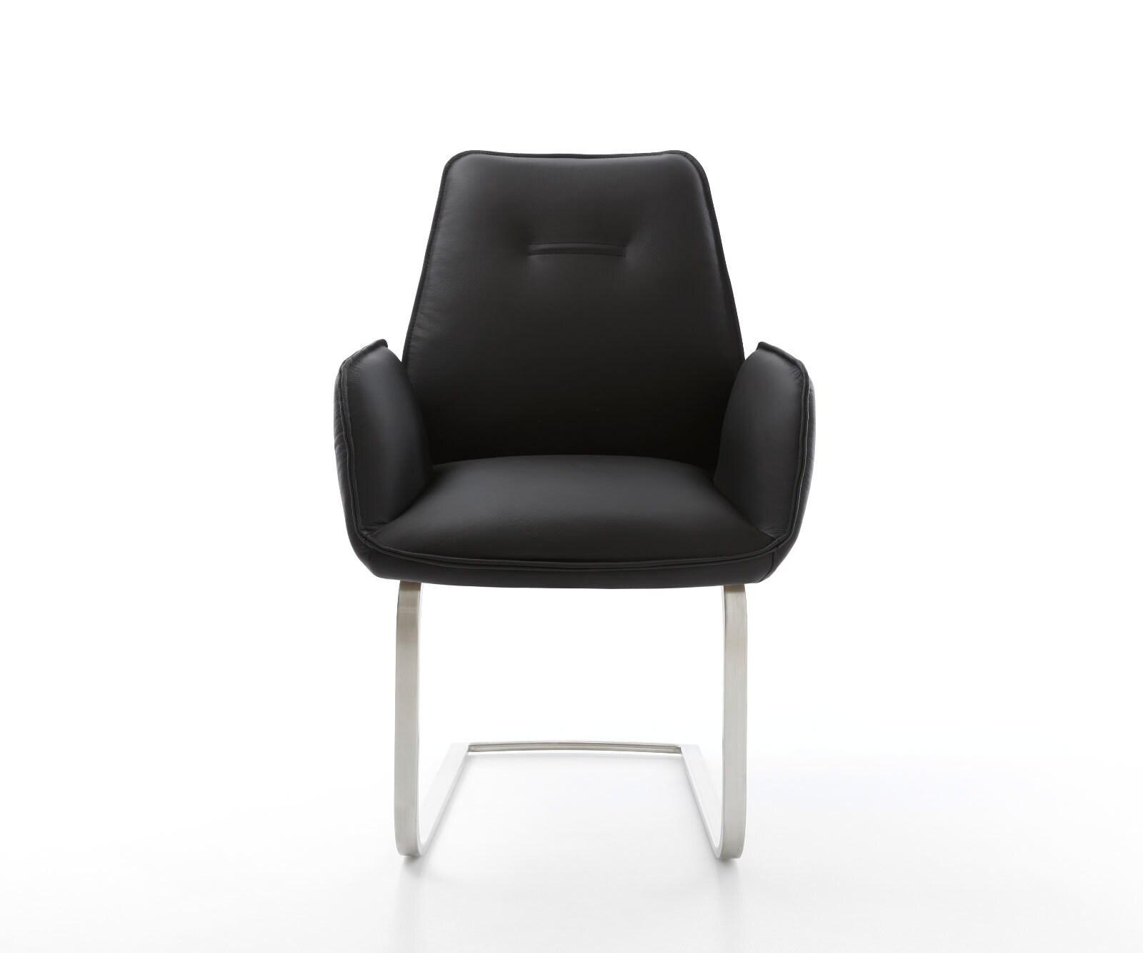 Sledemodel Zoa-Flex echt leer zwart sledemodel vlak roestvrij staal pocketveer kern 1 Sledemodel Zoa-Flex echt leer zwart sledemodel vlak roestvrij staal pocketveer kern 1