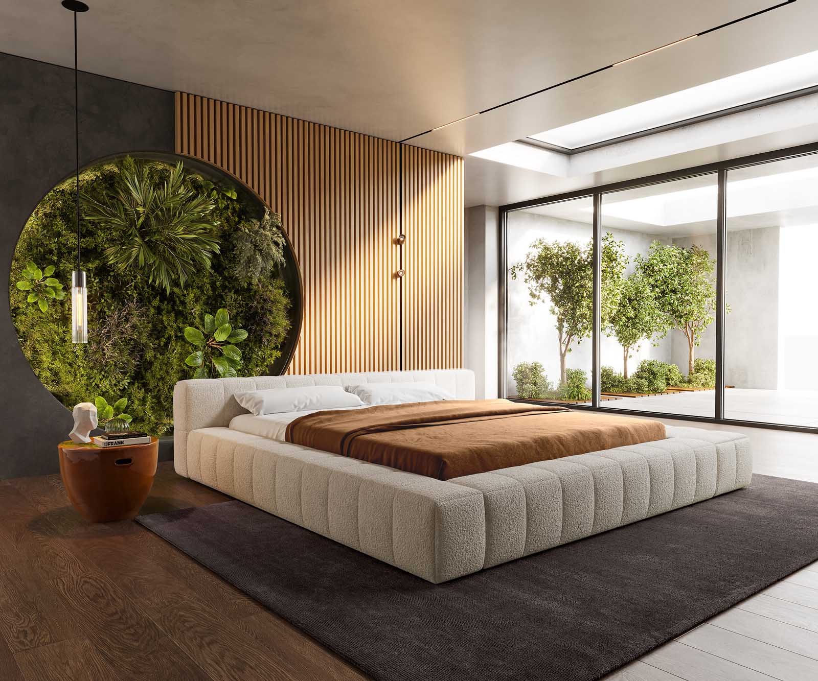 Gestoffeerd-bed Espazio 180x200 cm Bouclé crème-wit met opbergruimte Gestoffeerd-bed Espazio 180x200 cm Bouclé crème-wit met opbergruimte