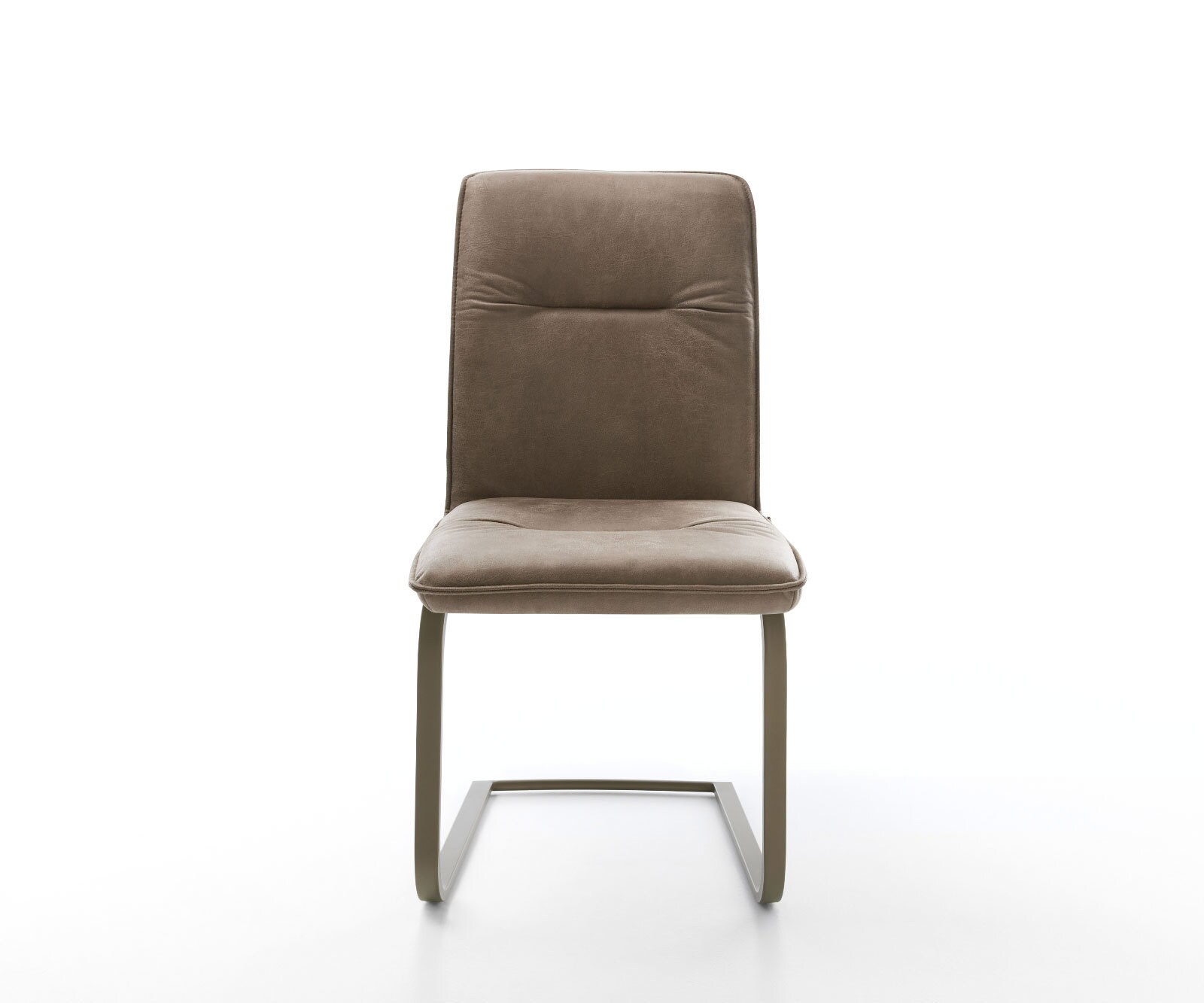 Sledemodel Vinjo-Flex microvelours taupe vintage sledemodel vlak afwerking met titanium 2