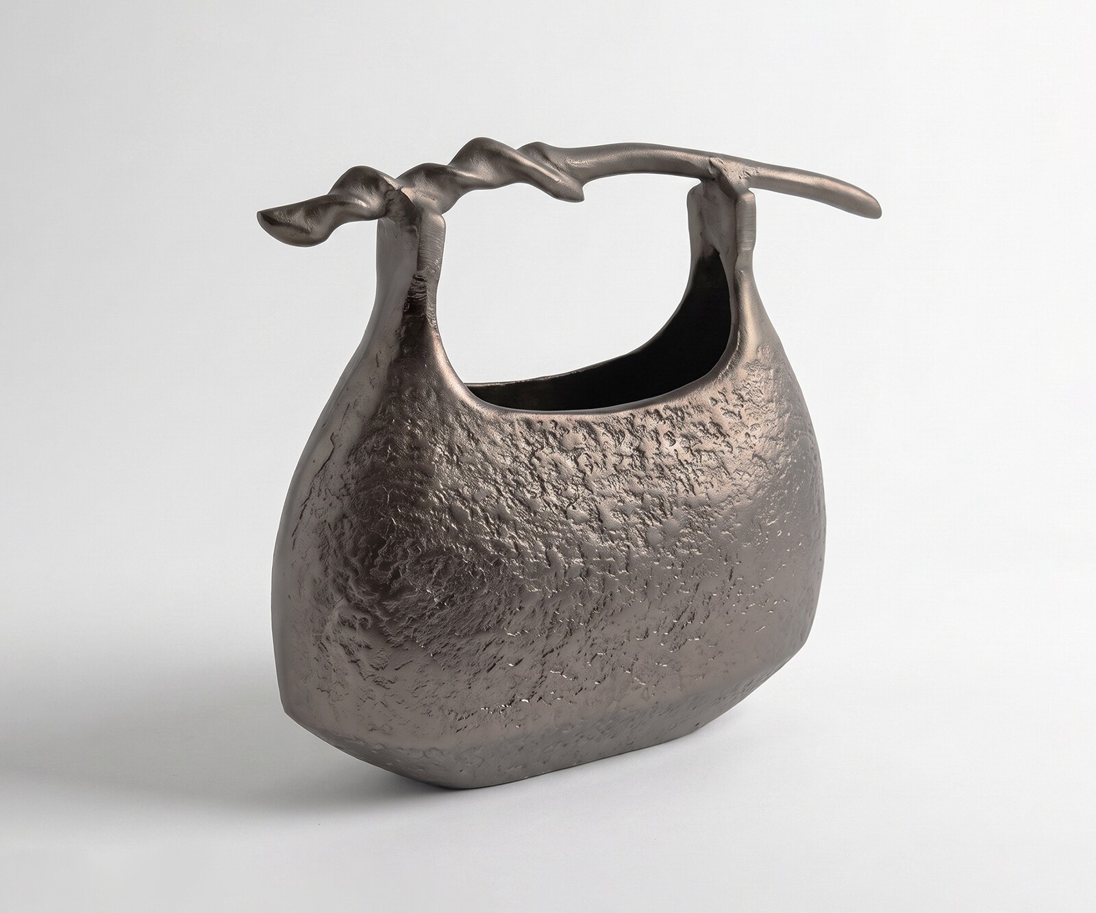 Vaas Ramea B43 x D17 x H35 cm Aluminium Hämatit Gegoten