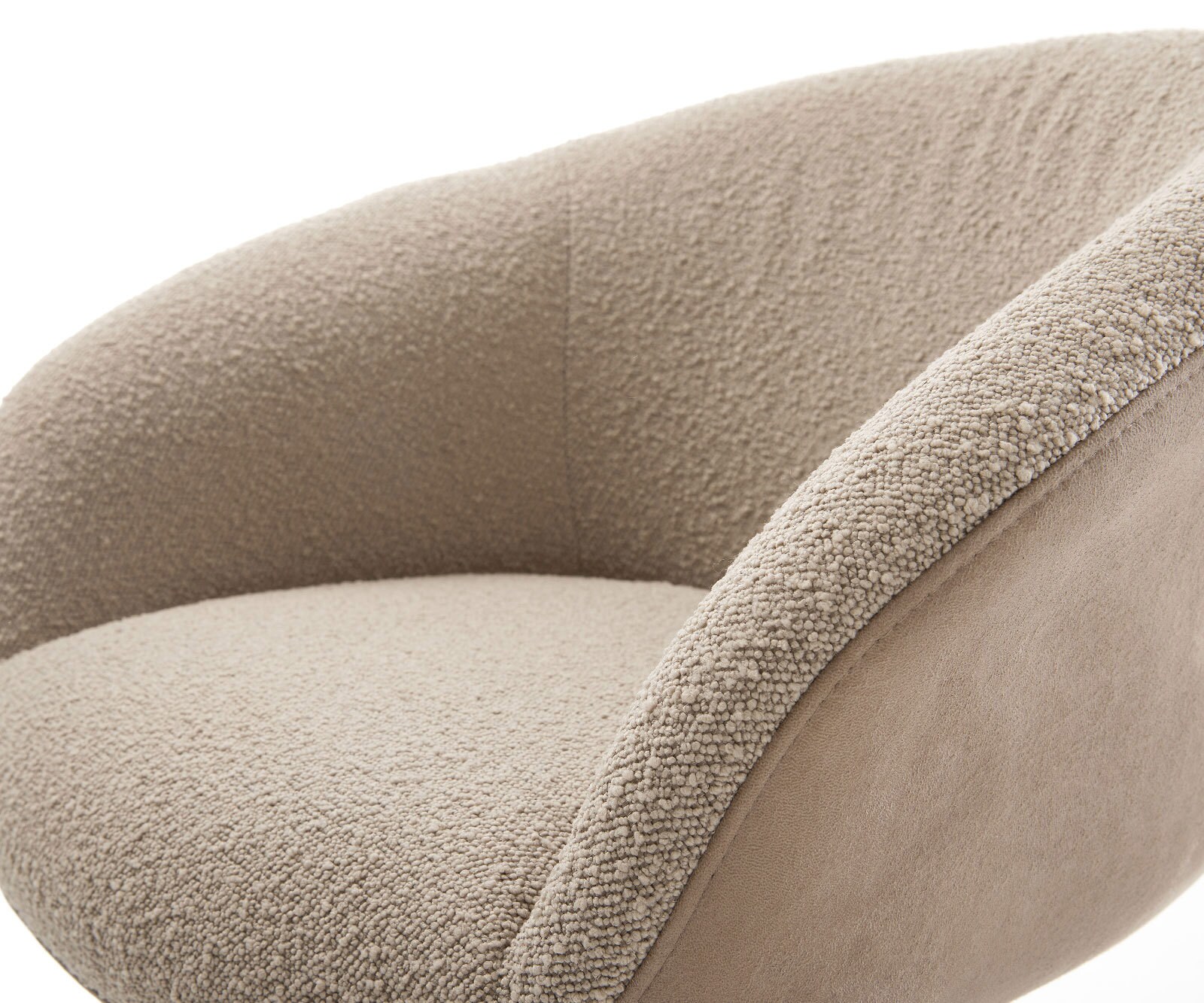 Draaistoel Vinka-Flex met armleuning materiaalmix mud kruisframe breed roestvrij staal 360° draaibaar rocker-functie pocketveer kern 3