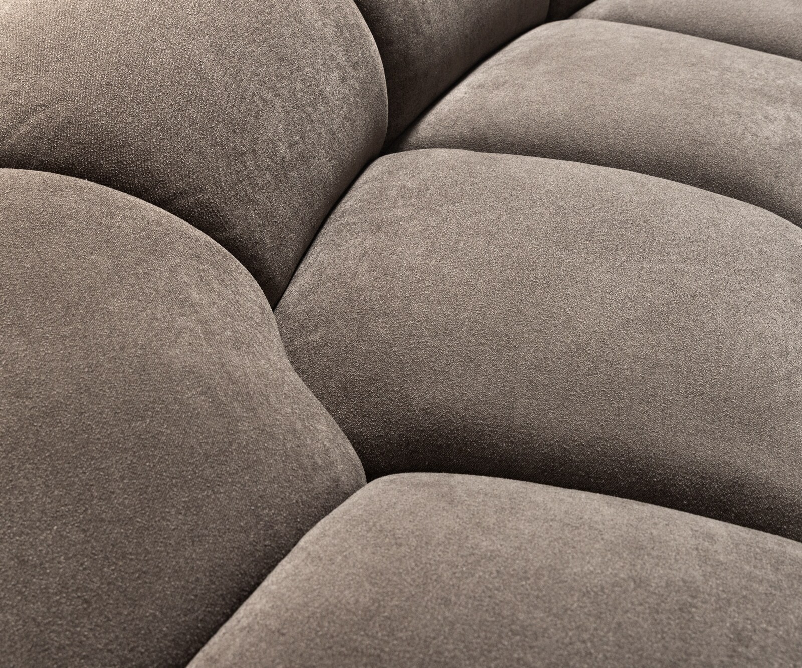 Big-sofa Lunna 360x175 cm platbinding bruin 2 kussens 6
