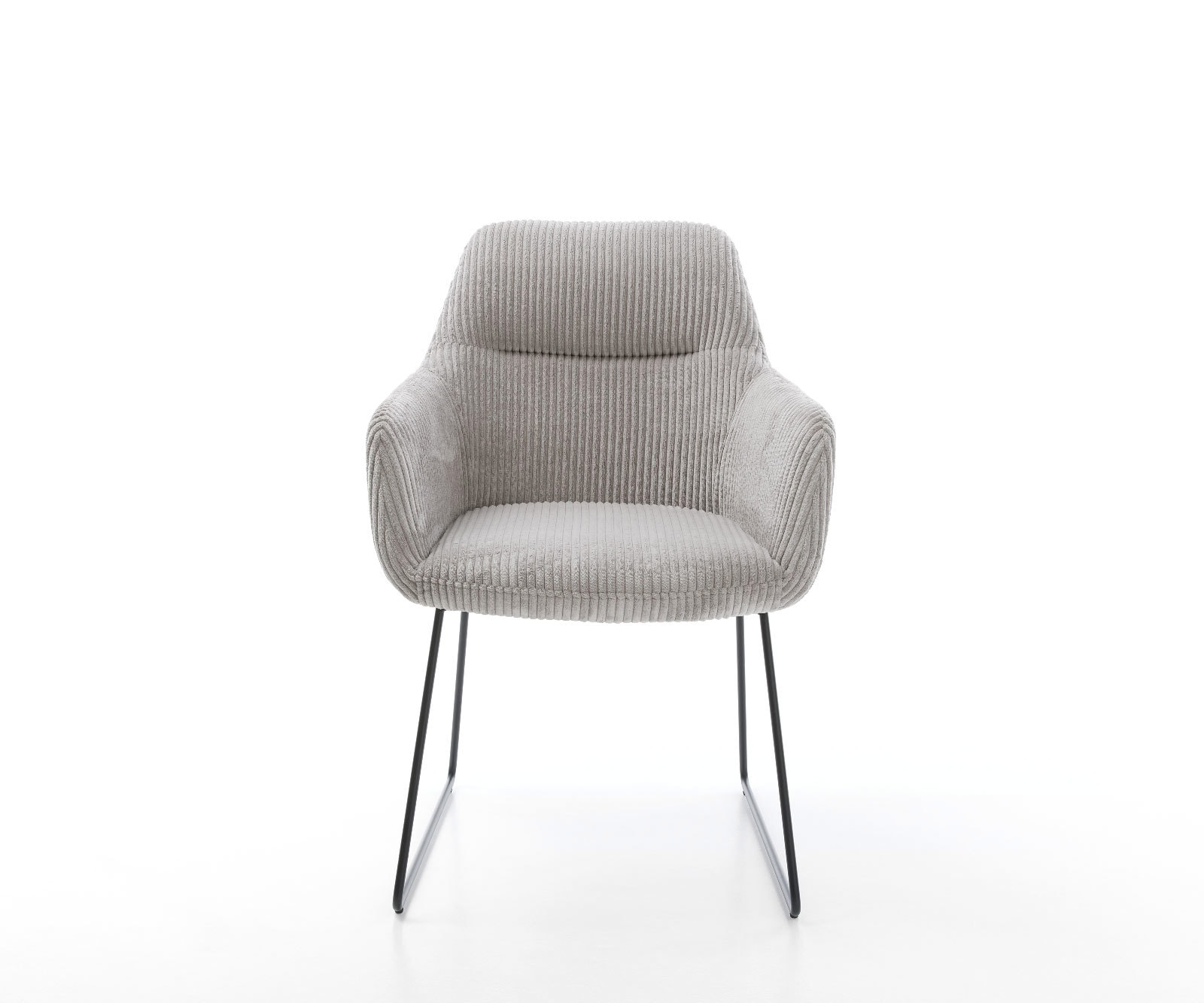 Eetkamerstoel Pejo-Flex koord zilver grijs slipframe zwart pocketveer kern 2