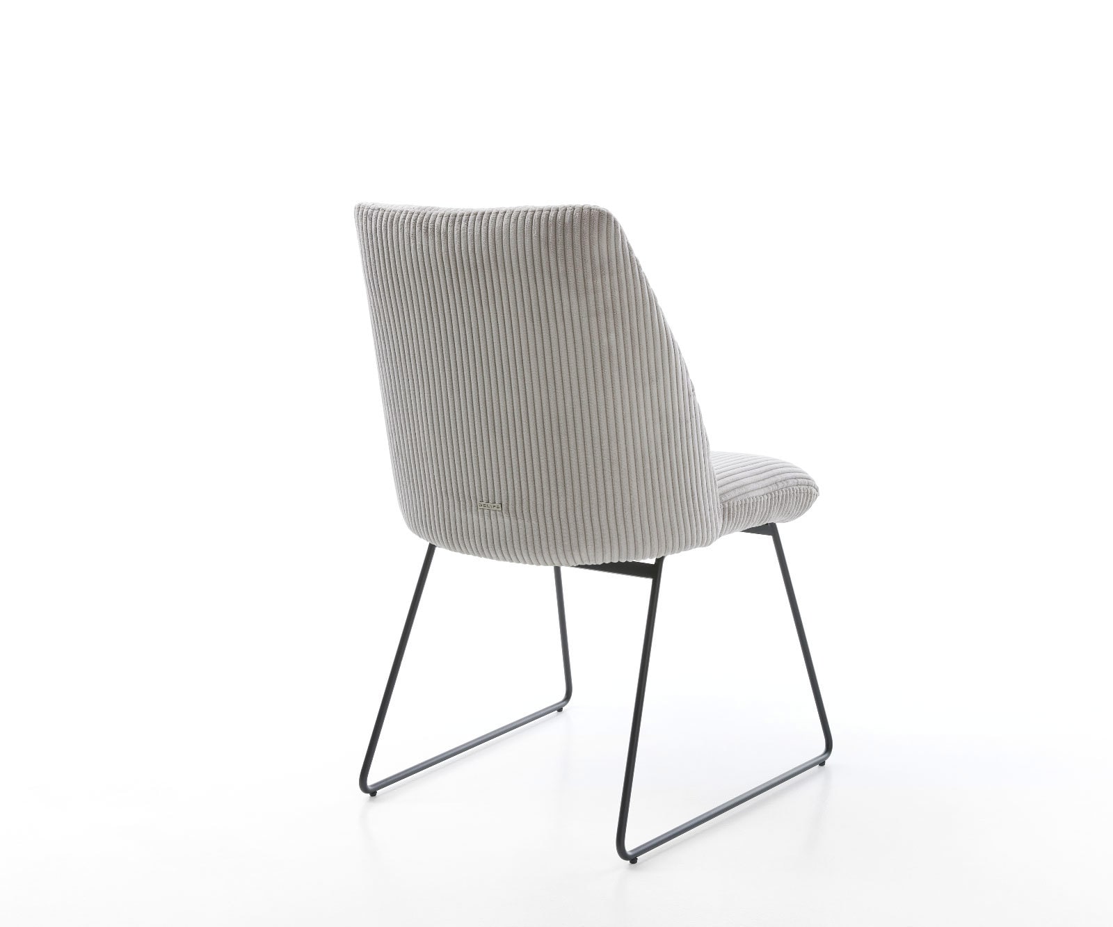 Eetkamerstoel Elso-Flex koord zilver grijs slipframe zwart pocketveer kern 5