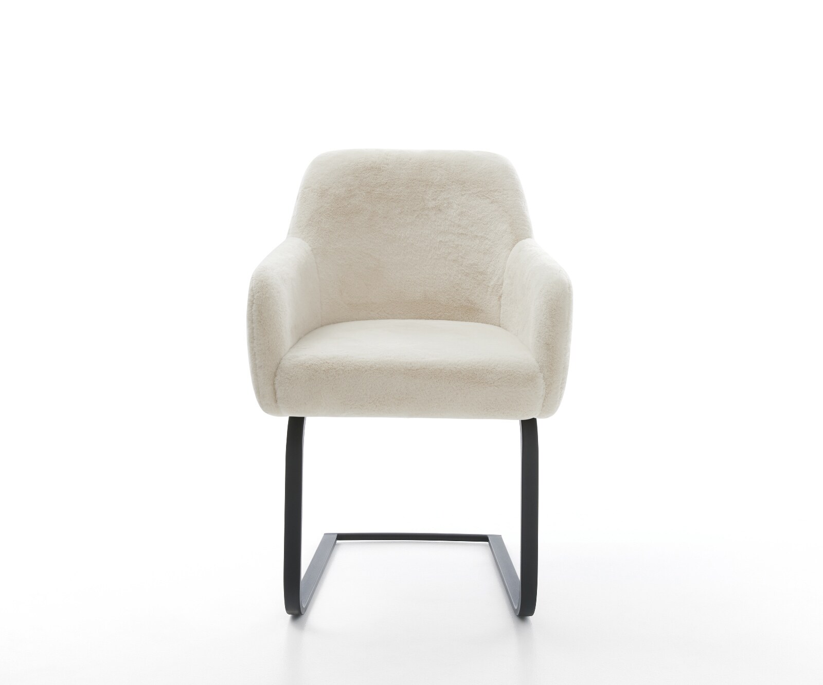 Sledemodel Greg-Flex pluchen crème-wit sledemodel vlak zwart pocketveer kern 2