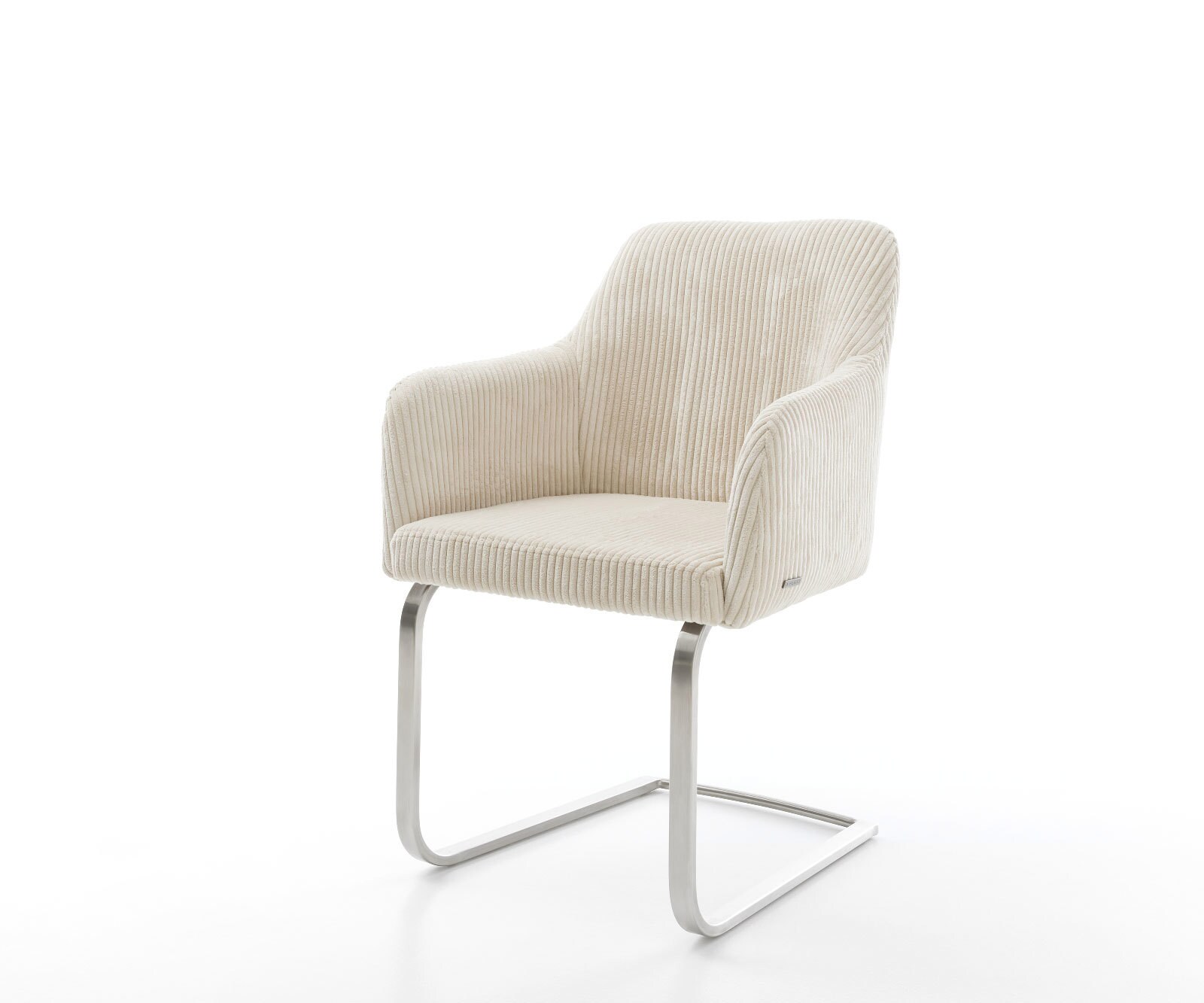 Sledemodel Greg-Flex koord beige sledemodel vlak roestvrij staal pocketveer kern Sledemodel Greg-Flex koord beige sledemodel vlak roestvrij staal pocketveer kern