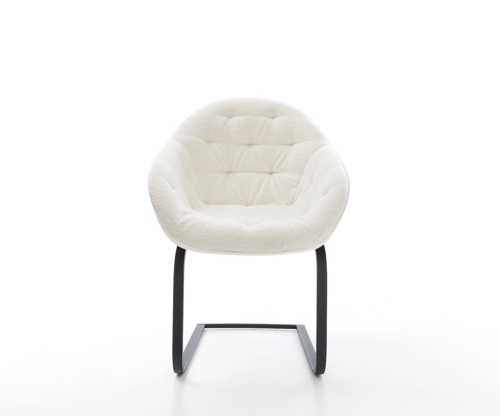 Sledemodel Gaio-Flex bouclé zacht beige sledemodel vlak zwart 2