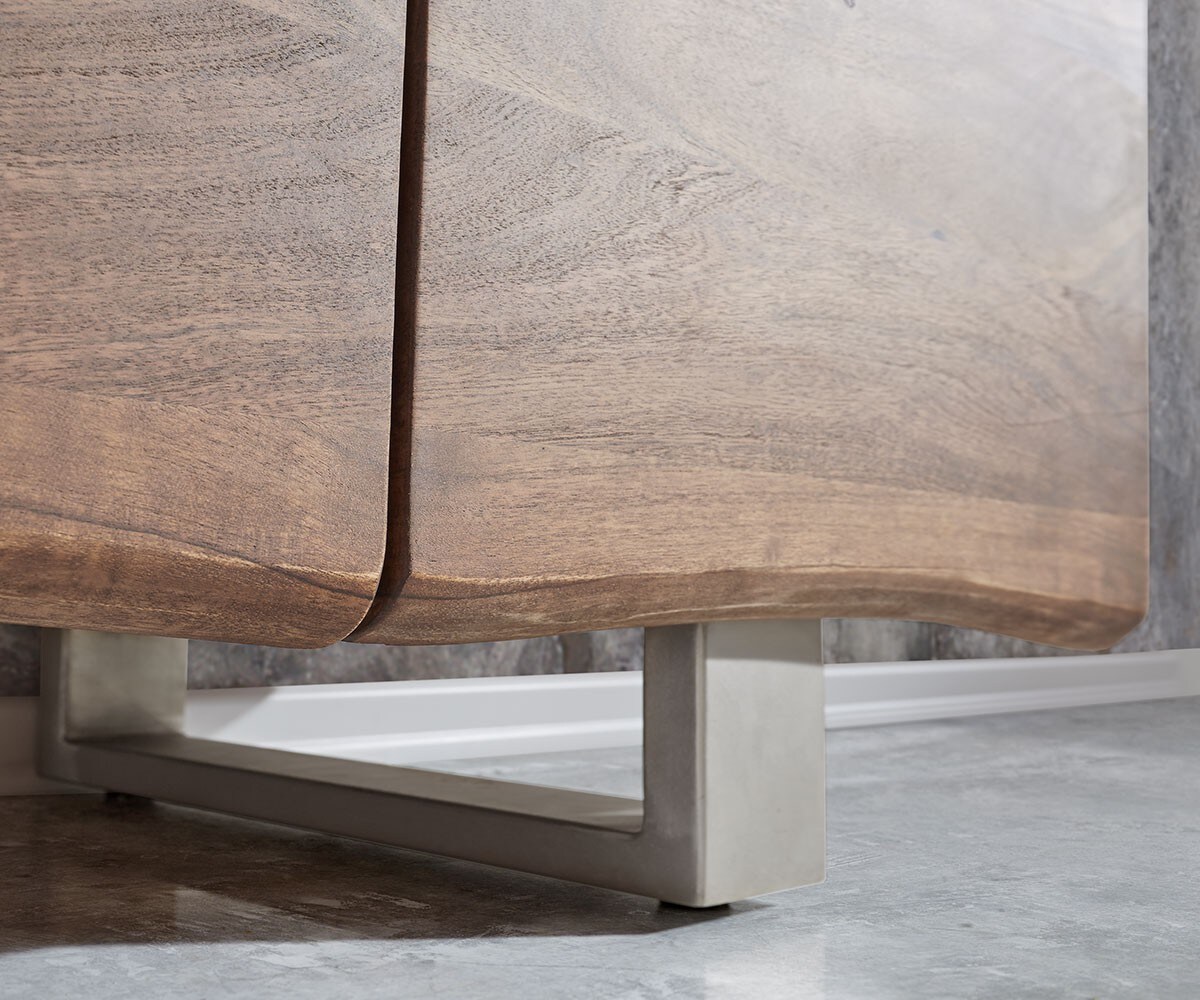Dressoir Live-Edge 172 cm acacia bruin 4 deuren 4 laden 6 Dressoir Live-Edge 172 cm acacia bruin 4 deuren 4 laden 6