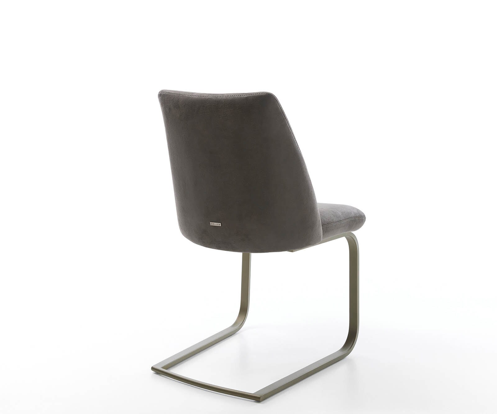 Sledemodel Elso-Flex microvelours antraciet vintage sledemodel vlak afwerking met titanium pocketveer kern 4