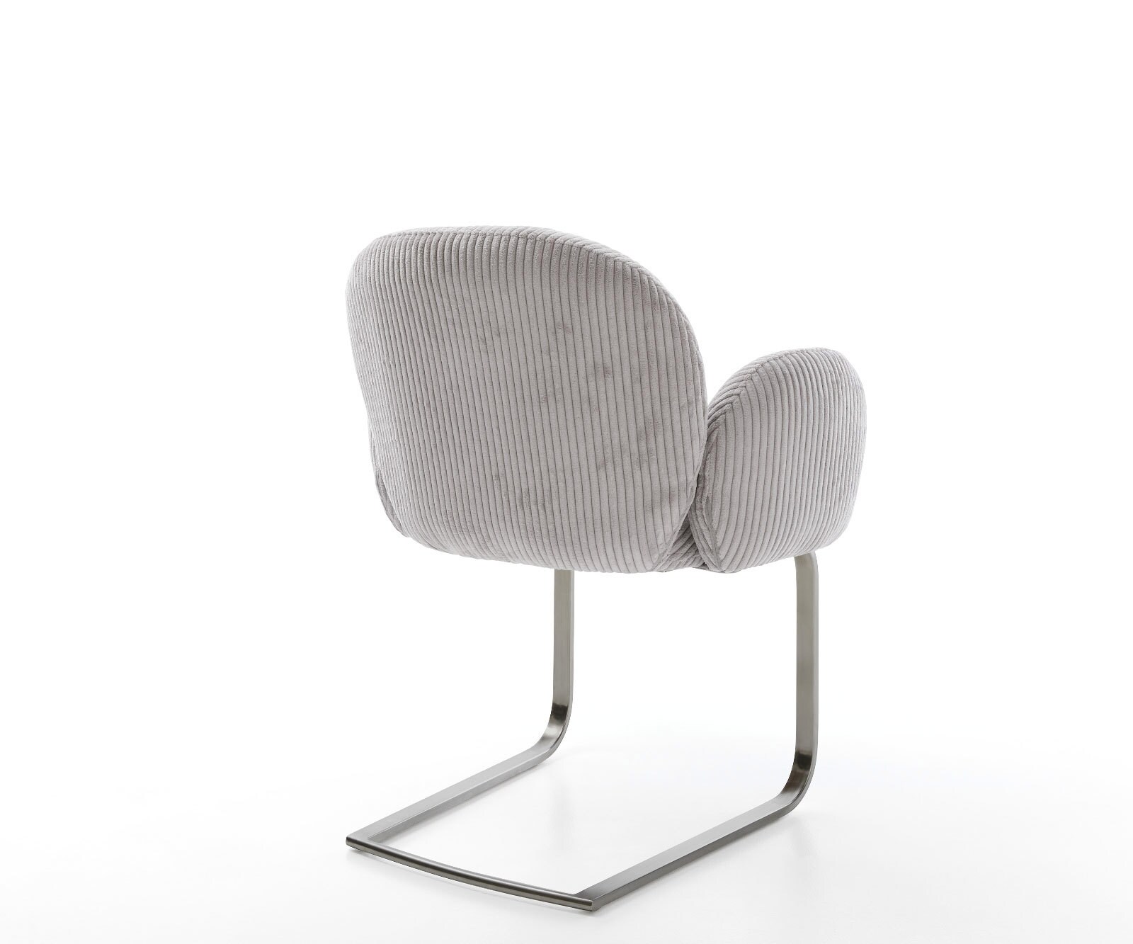 Sledemodel Nube-Flex met armleuning koord zilver grijs sledemodel vlak grafiet pocketveer kern 5
