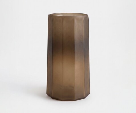 Vaas Octara B21 x D21 x H35 cm Glas Aurum Gegoten