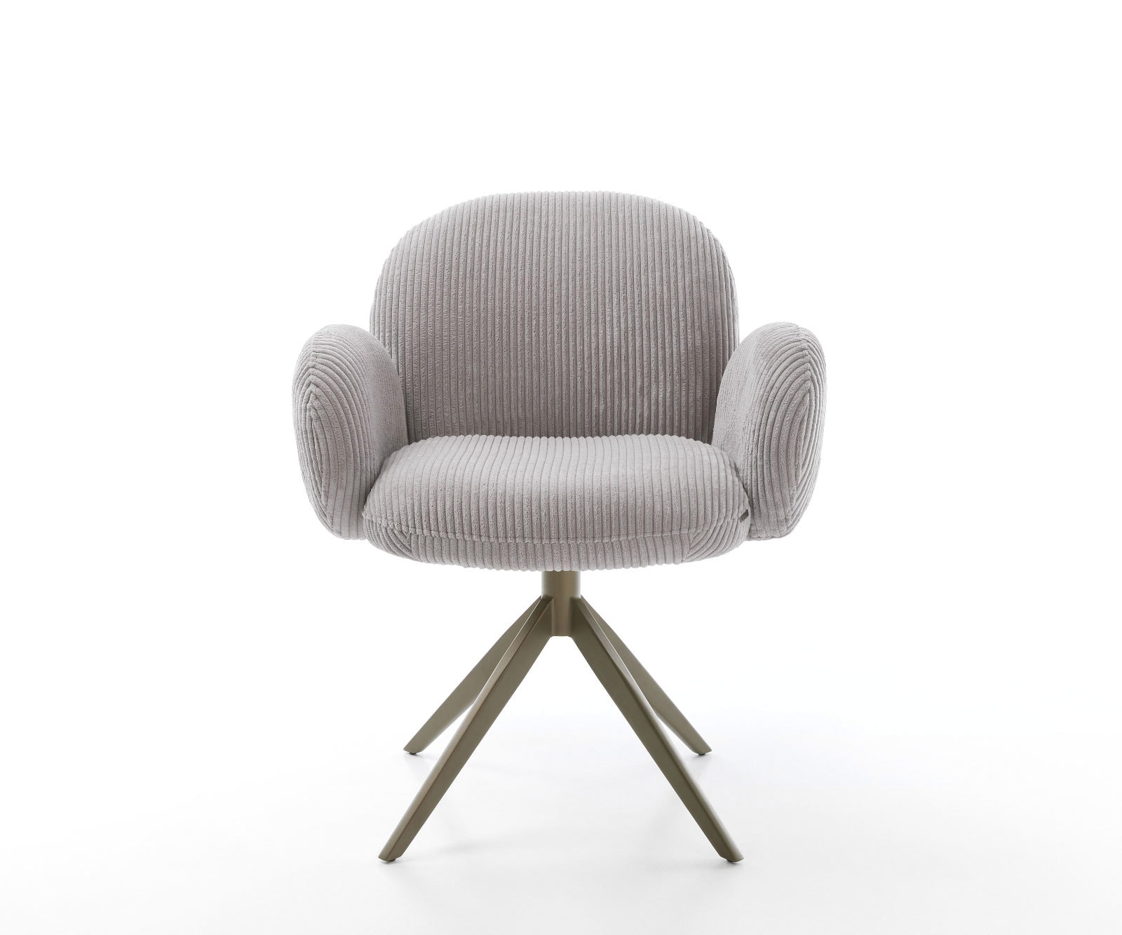 Draaistoel Nube-Flex met armleuning koord zilver grijs kruisframe breed afwerking met titanium 360° draaibaar rocker-functie pocketveer kern 1 Draaistoel Nube-Flex met armleuning koord zilver grijs kruisframe breed afwerking met titanium 360° draaibaar rocker-functie pocketveer kern 1