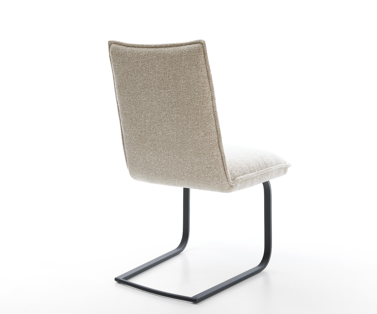 Sledemodel Lelio-Flex geweven stof beige sledemodel vlak zwart pocketveer kern 5