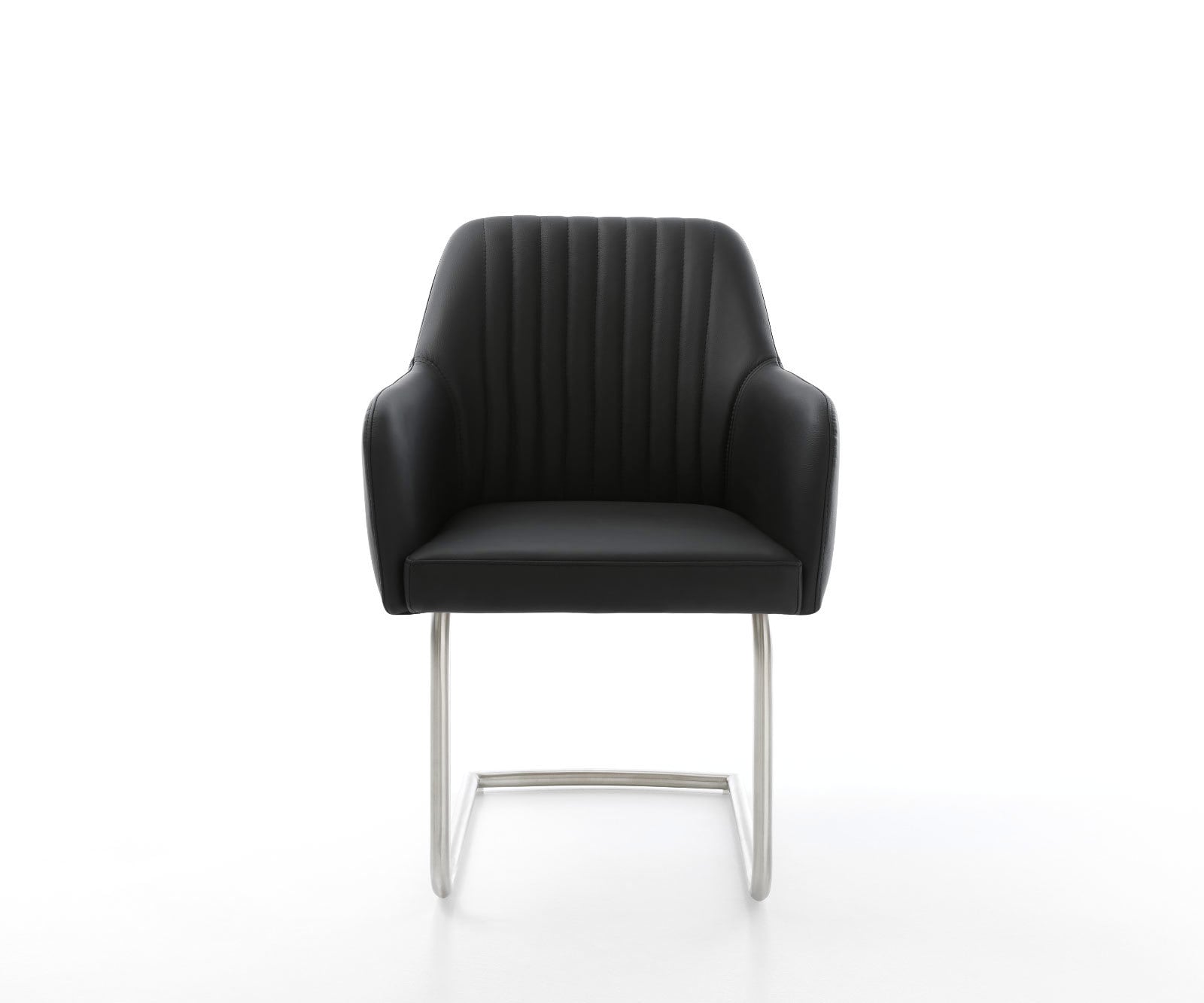 Sledemodel Greg-Flex echt leer zwart sledemodel rond roestvrij staal pocketveer kern 1 Sledemodel Greg-Flex echt leer zwart sledemodel rond roestvrij staal pocketveer kern 1