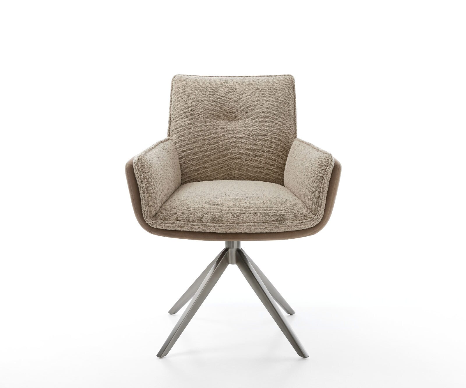 Draaistoel Nela-Flex microvelours mud kruisframe breed grafiet 360° draaibaar rocker-functie 1 Draaistoel Nela-Flex microvelours mud kruisframe breed grafiet 360° draaibaar rocker-functie 1