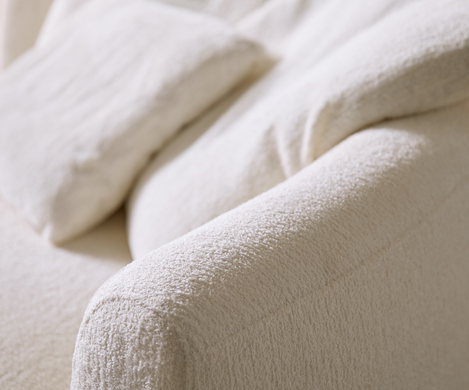 Big-Sofa Edina 330x170 cm Bouclé Soft Beige 8