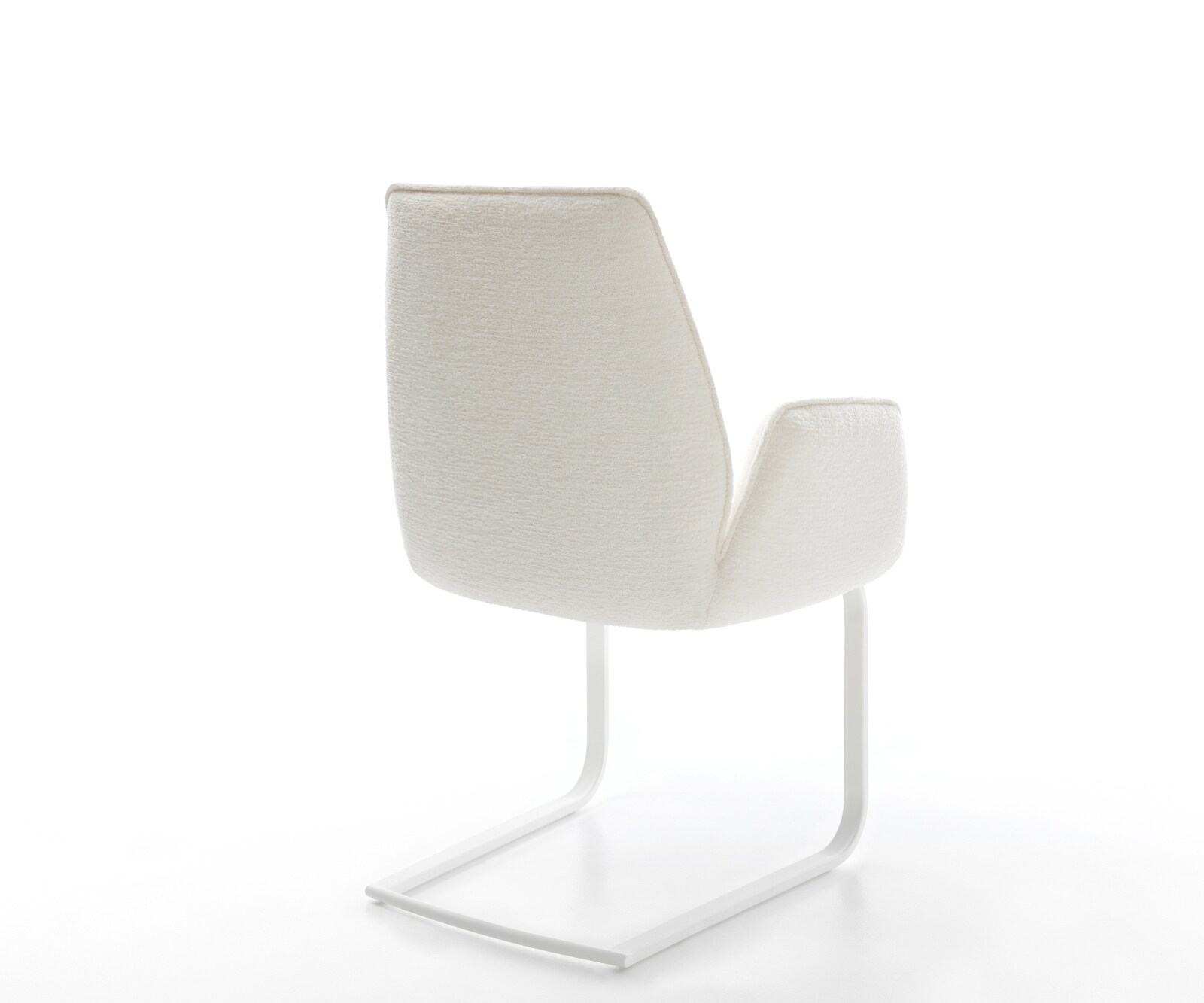 Sledemodel Zoa-Flex bouclé zacht beige sledemodel vlak wit pocketveer kern 5