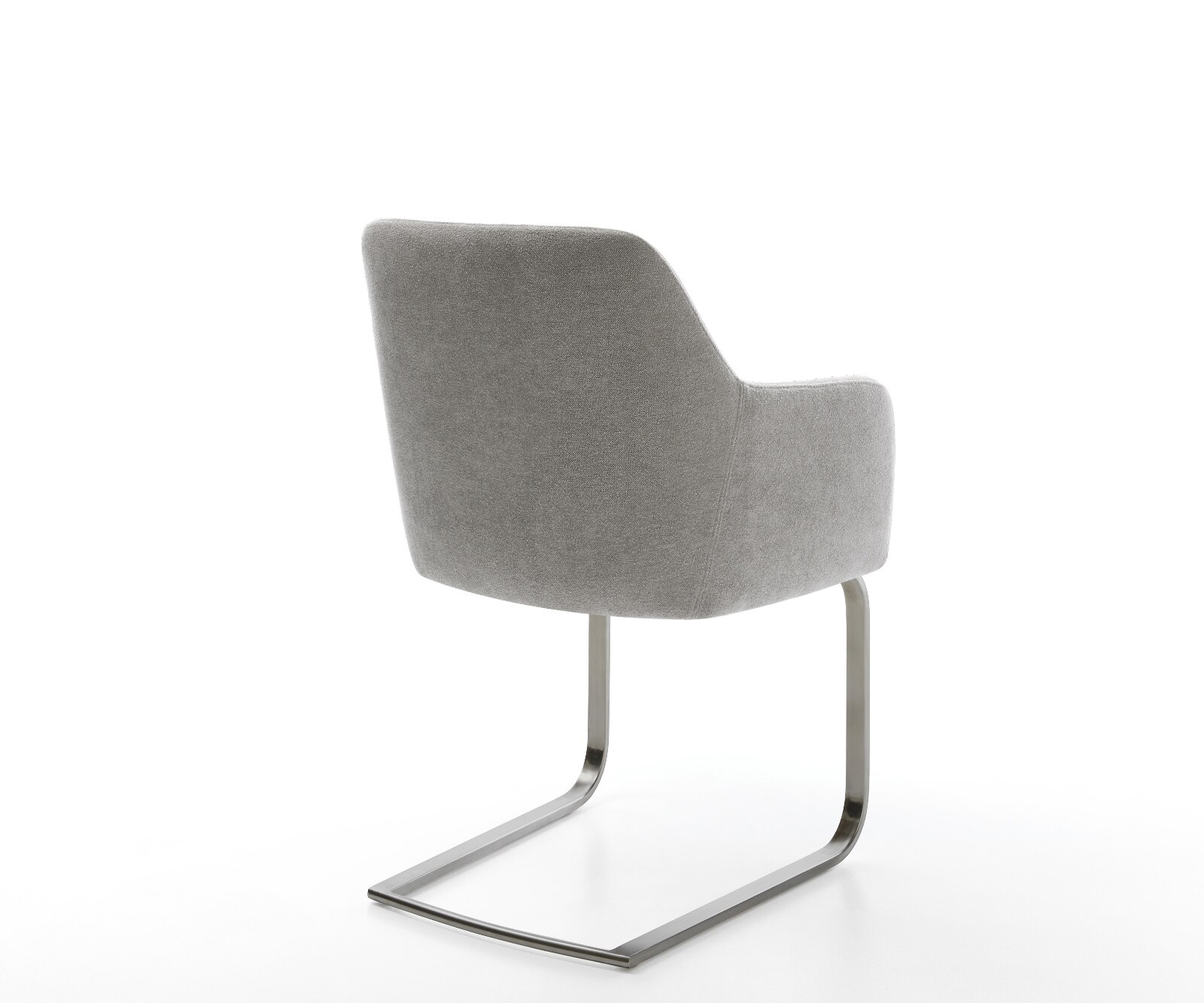 Sledemodel Greg-Flex zachte stof met structuur grijs sledemodel vlak grafiet pocketveer kern 5