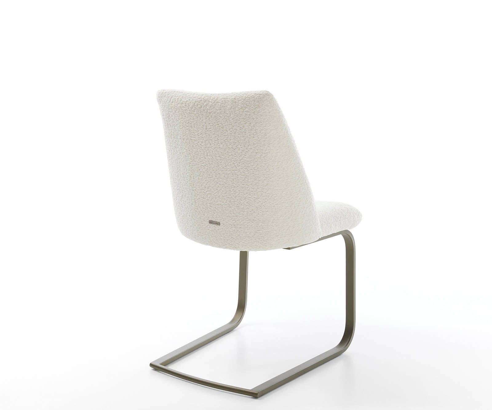 Sledemodel Elso-Flex bouclé wit sledemodel vlak afwerking met titanium pocketveer kern 4 Sledemodel Elso-Flex bouclé wit sledemodel vlak afwerking met titanium pocketveer kern 4