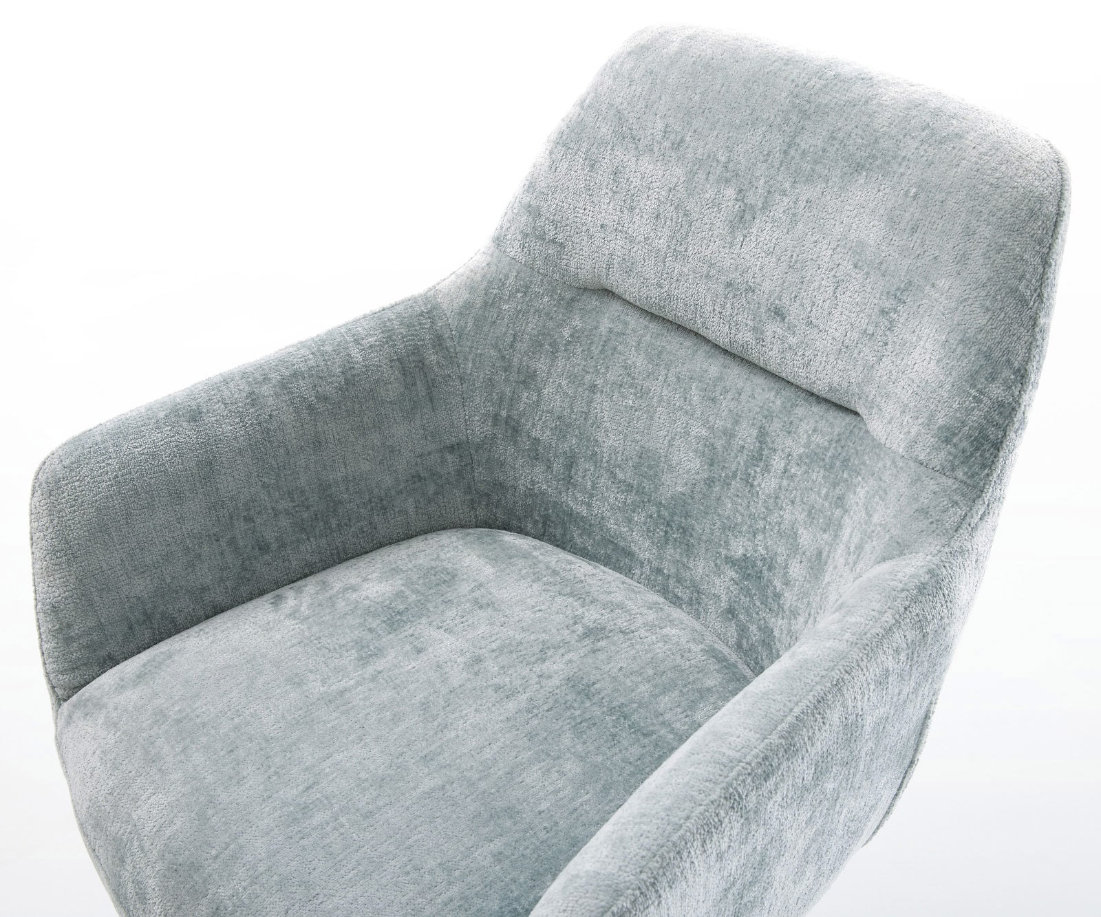 Draaistoel Pejo-Flex chenille pastelblauw kruisframe breed afwerking met titanium 360° draaibaar rocker-functie pocketveer kern 3 Draaistoel Pejo-Flex chenille pastelblauw kruisframe breed afwerking met titanium 360° draaibaar rocker-functie pocketveer kern 3