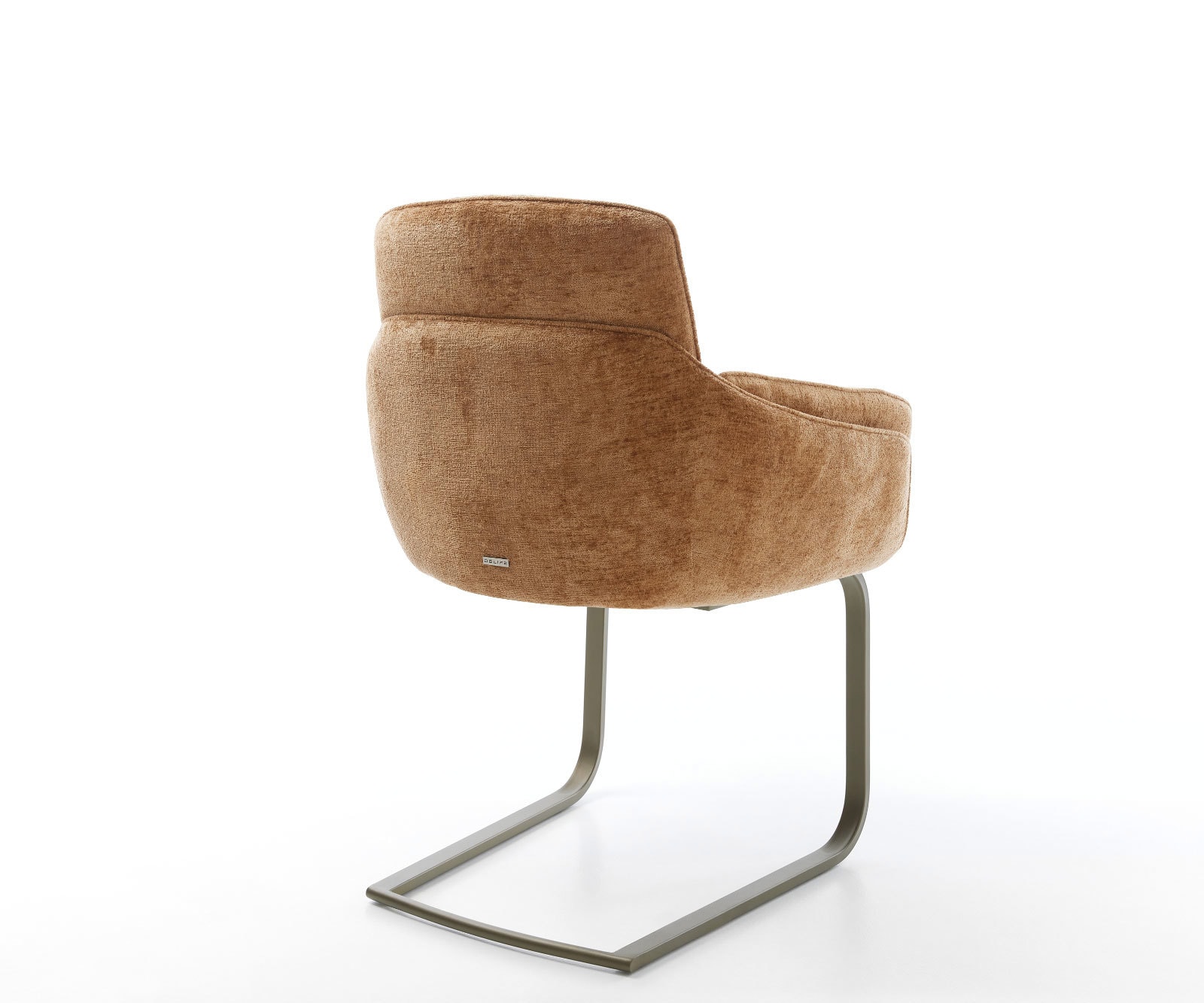 Sledemodel Luan-Flex met armleuning chenille Roest sledemodel vlak afwerking met titanium 4 Sledemodel Luan-Flex met armleuning chenille Roest sledemodel vlak afwerking met titanium 4