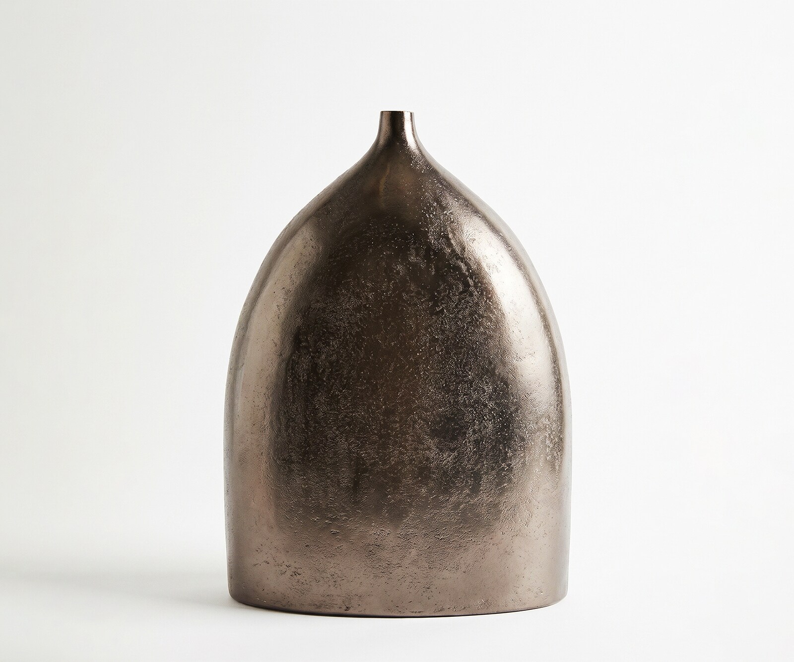Vaas Ogiva B39 x D18 x H51 cm Aluminium Mokka Bronze Gegoten