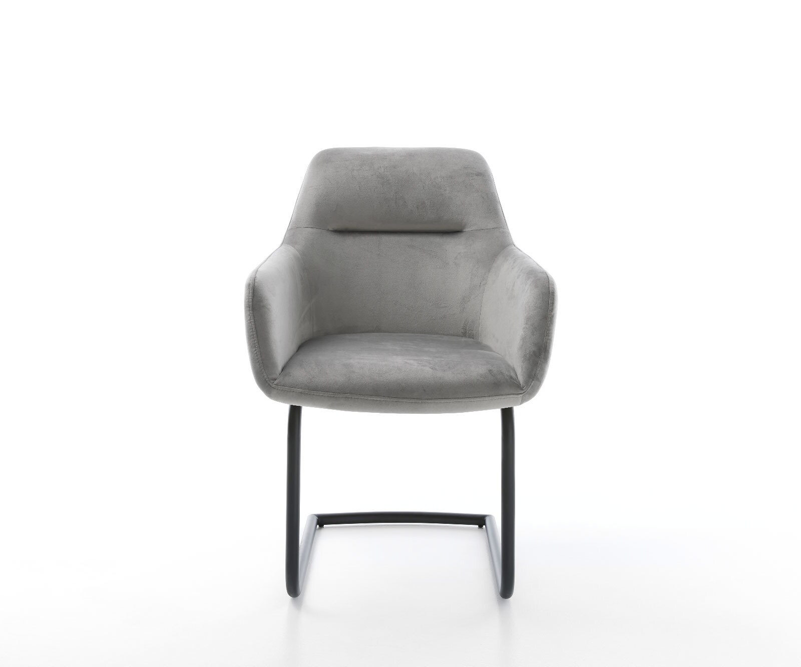 Sledemodel Pejo-Flex fluweel grijs sledemodel rond zwart pocketveer kern 1 Sledemodel Pejo-Flex fluweel grijs sledemodel rond zwart pocketveer kern 1